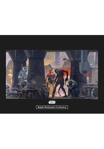 Poster »Star Wars Classic RMQ Mos Eisley Streets«, Star Wars, (1 St.), Kinderzimmer,...