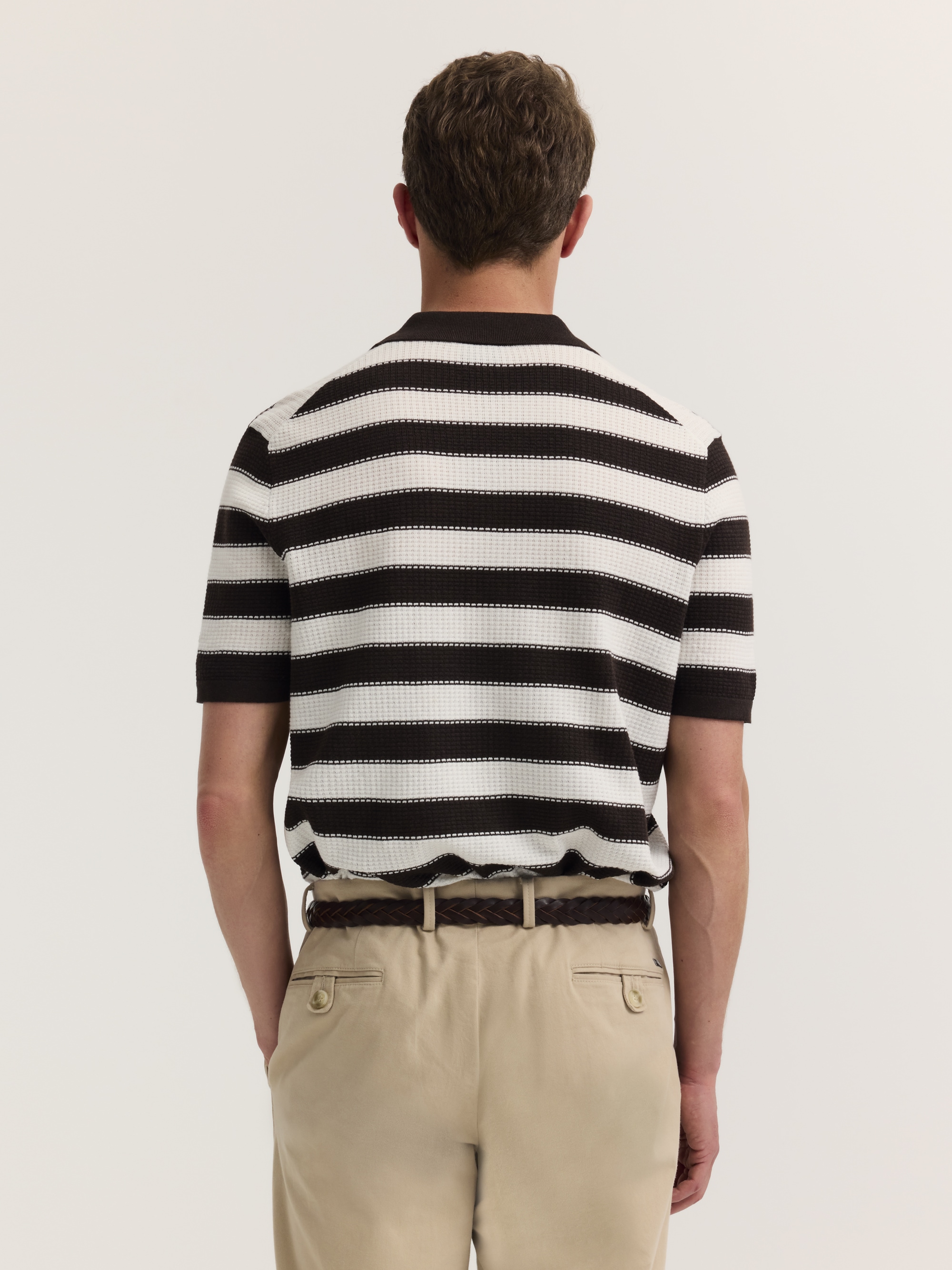 bugatti Poloshirt Regular Fit mit Blockstreifen