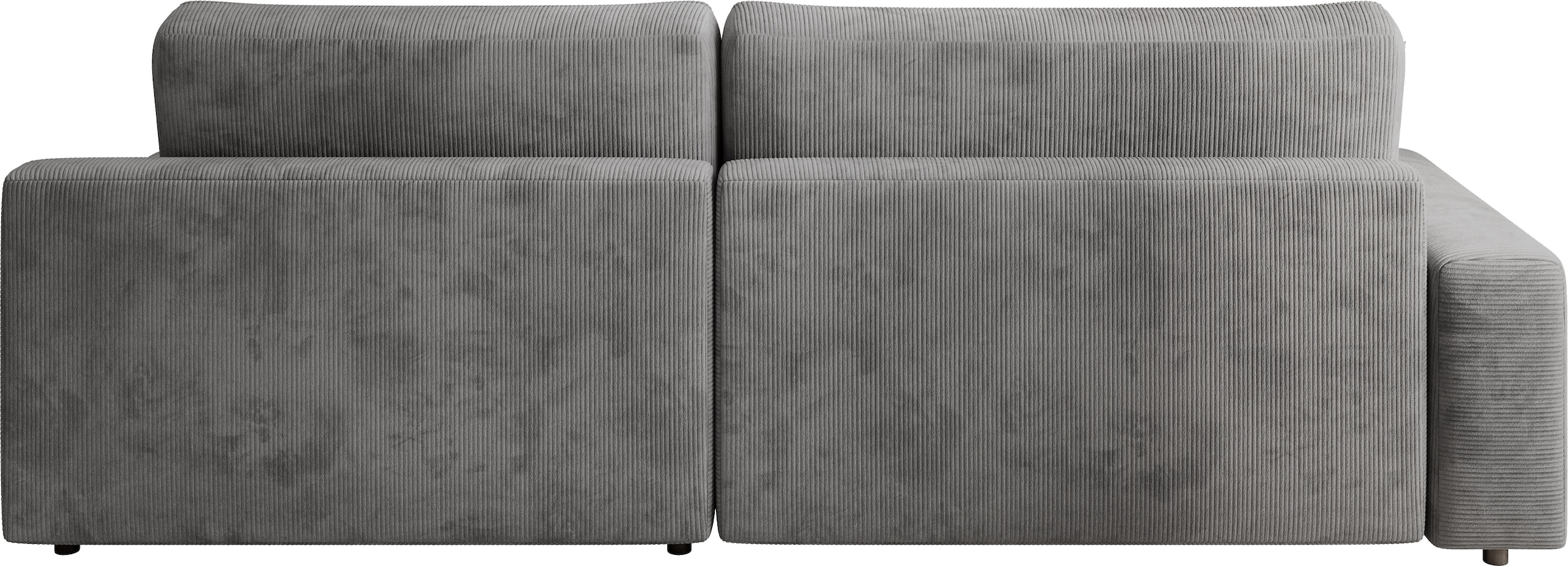 TRENDMANUFAKTUR Ecksofa »Challenge, Schlafsofa mit Bettkasten, Couch in L-Form, Breite 245 cm«, Recamiere beidseitig montierbar, auch in trendigem Cordstoff