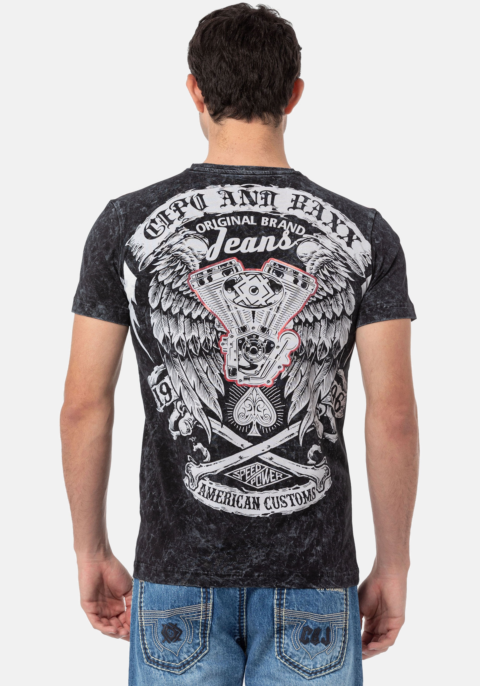 Cipo & Baxx Rundhalsshirt