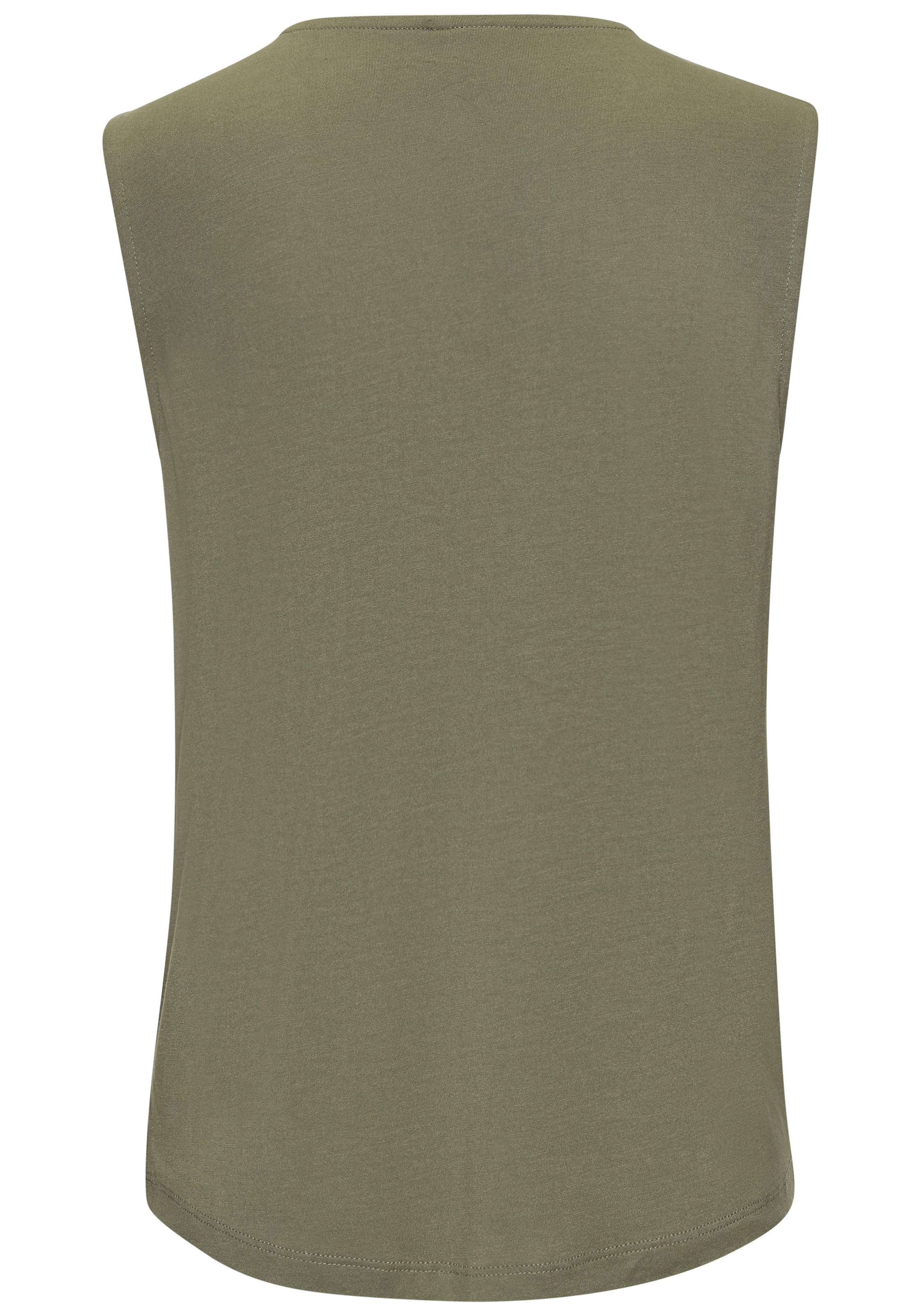 LASCANA Strandtop, mit Zierknöpfen, Sommertop, Basic