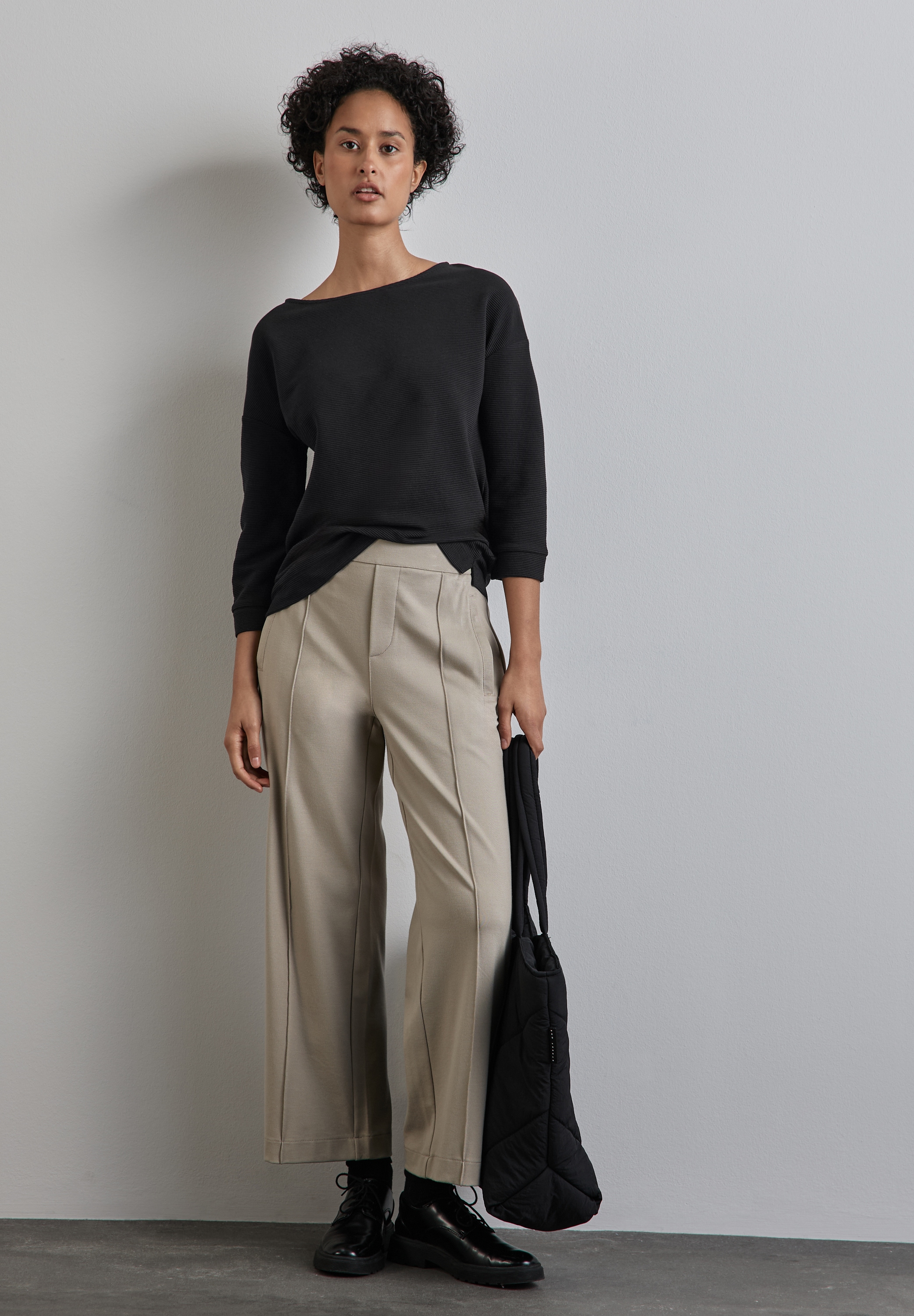 STREET ONE 3/4-Arm-Shirt, in Struktur-Optik