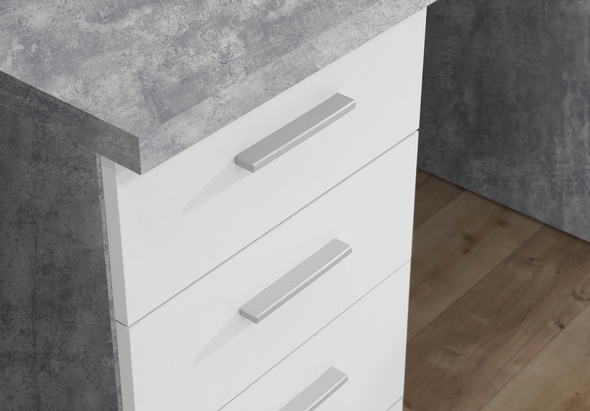 FORTE Schreibtisch »Netta«, Breite 145 cm, mit Schubladen