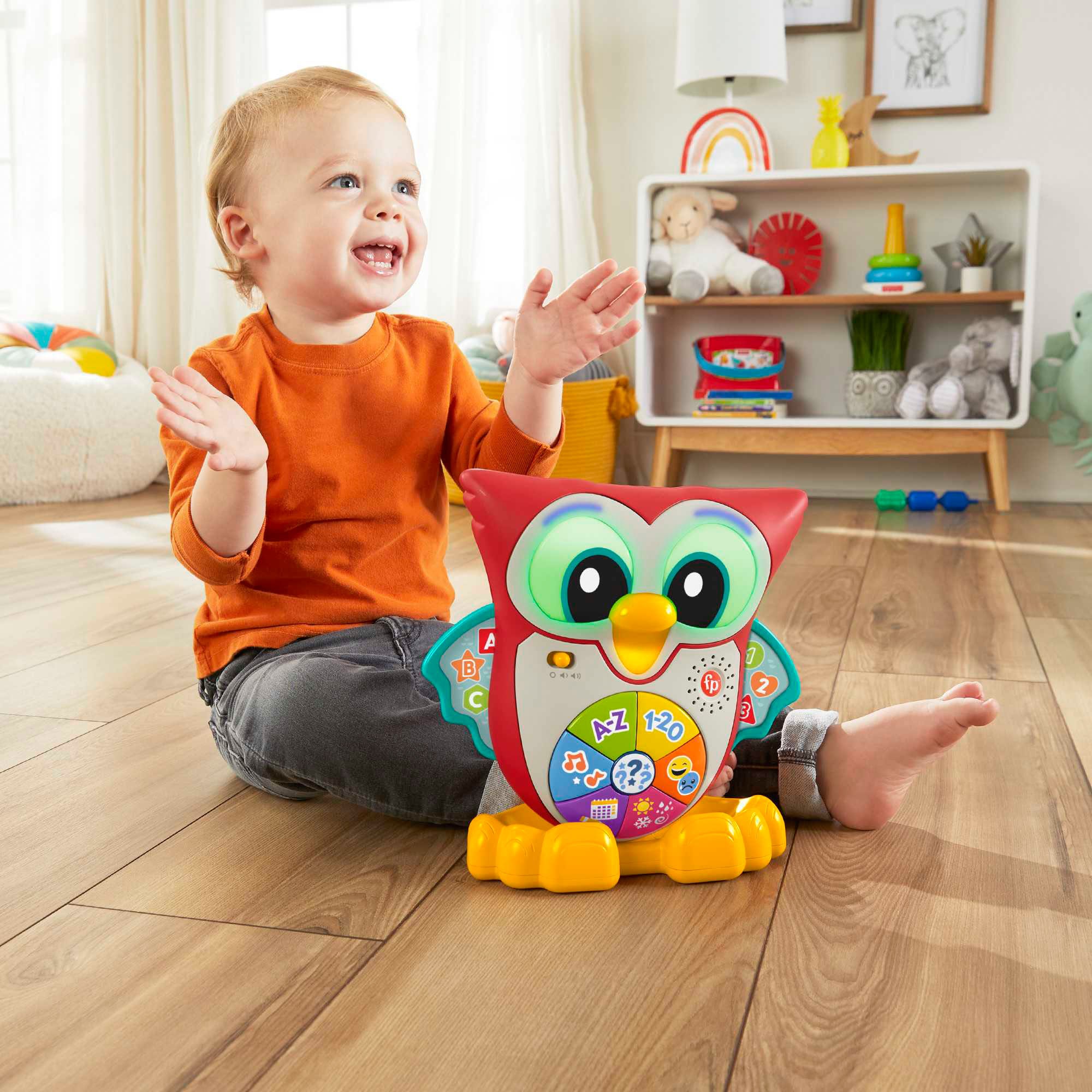 Fisher-Price® Lernspielzeug »BlinkiLinkis Schlaue Eule«, mit Licht und Sound