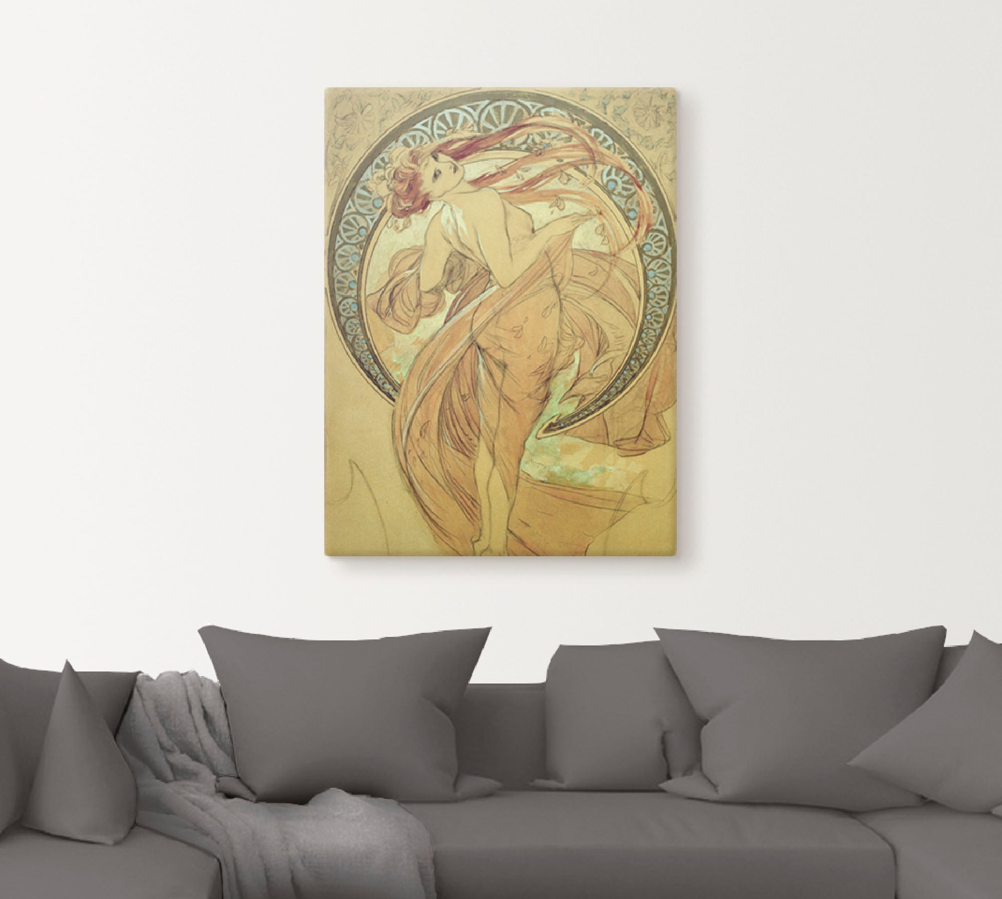 Artland Leinwandbild »Der Tanz, 1898«, Frau, (1 St.), auf Keilrahmen gespannt