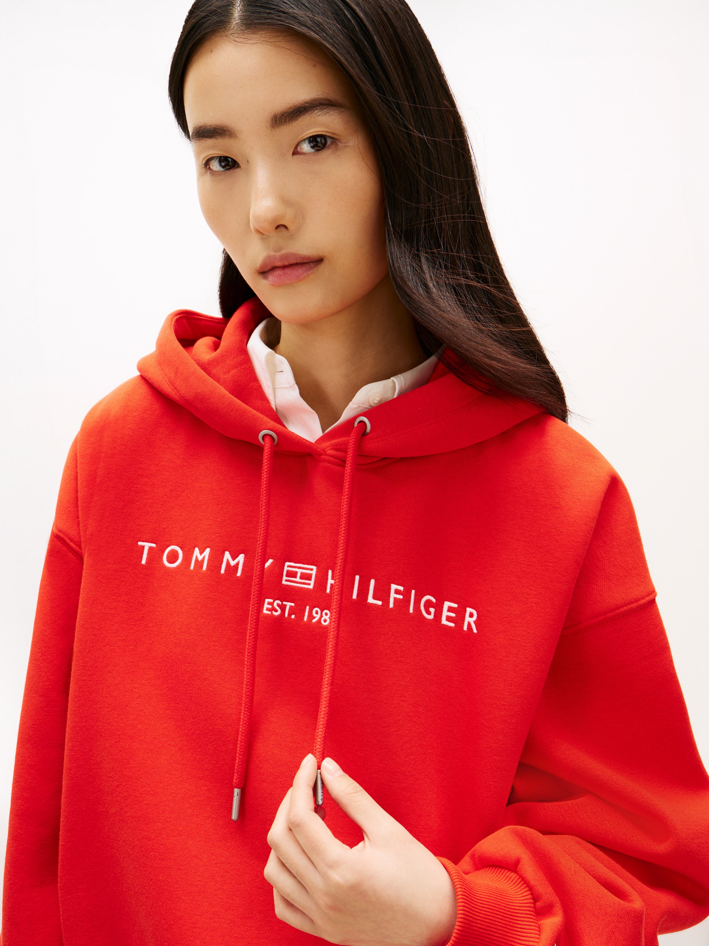 Tommy Hilfiger Kapuzensweatshirt »CORP LOGO MDRN HOODIE«
