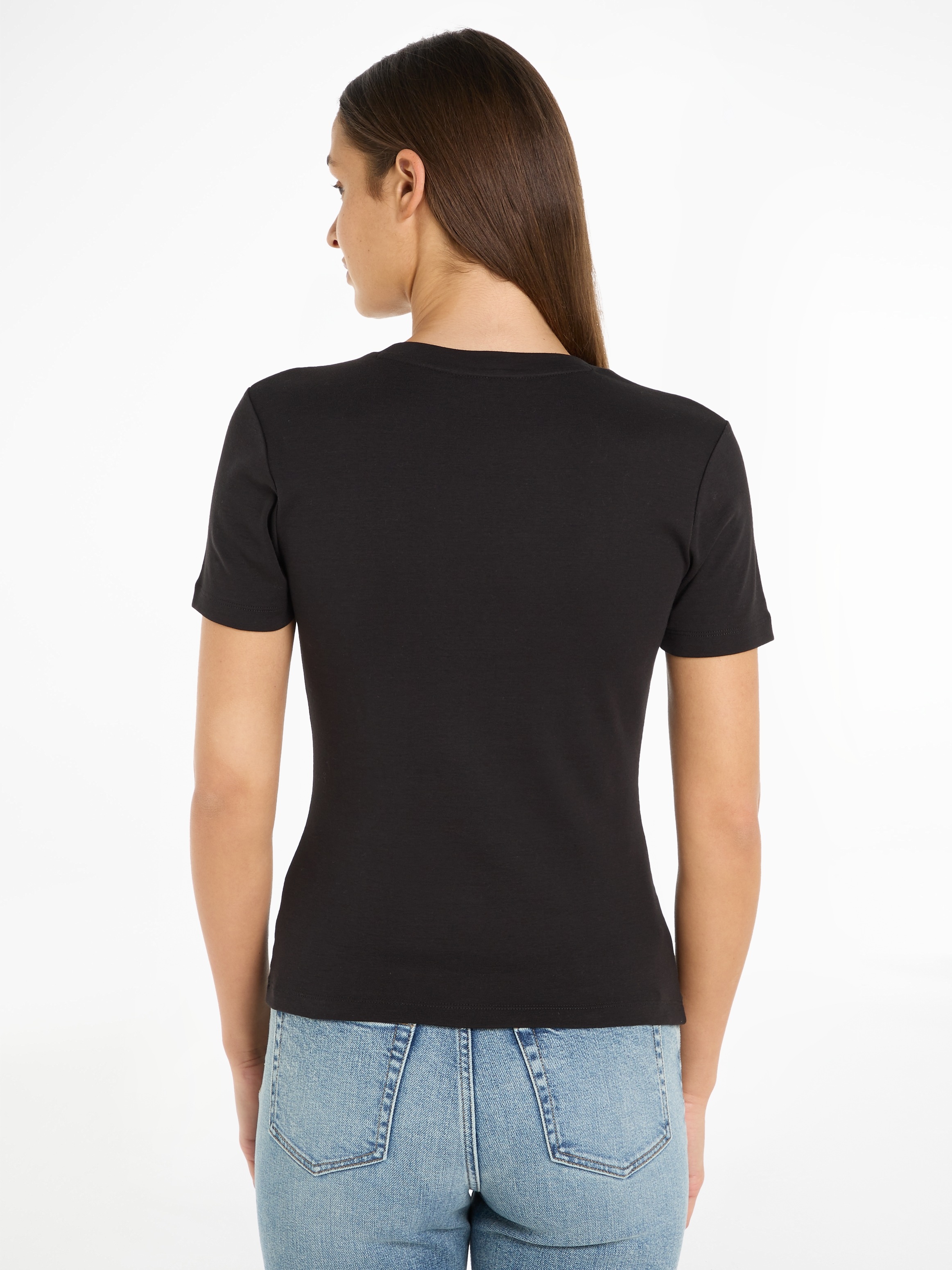 Tommy Hilfiger T-Shirt »SLIM CODY C-NK SS«, mit Logostickerei