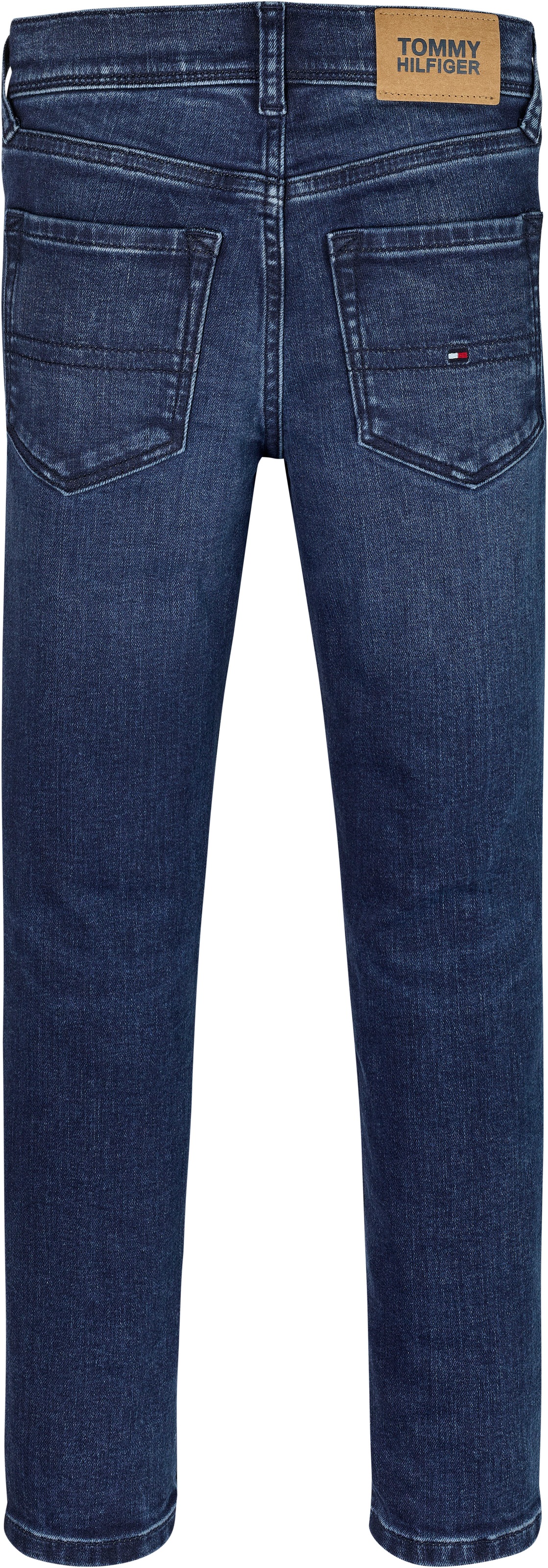 Tommy Hilfiger Skinny-fit-Jeans »SCANTON Y CORAL BLUE DENIM«, Kinder bis 16 Jahre mit Logostickerei