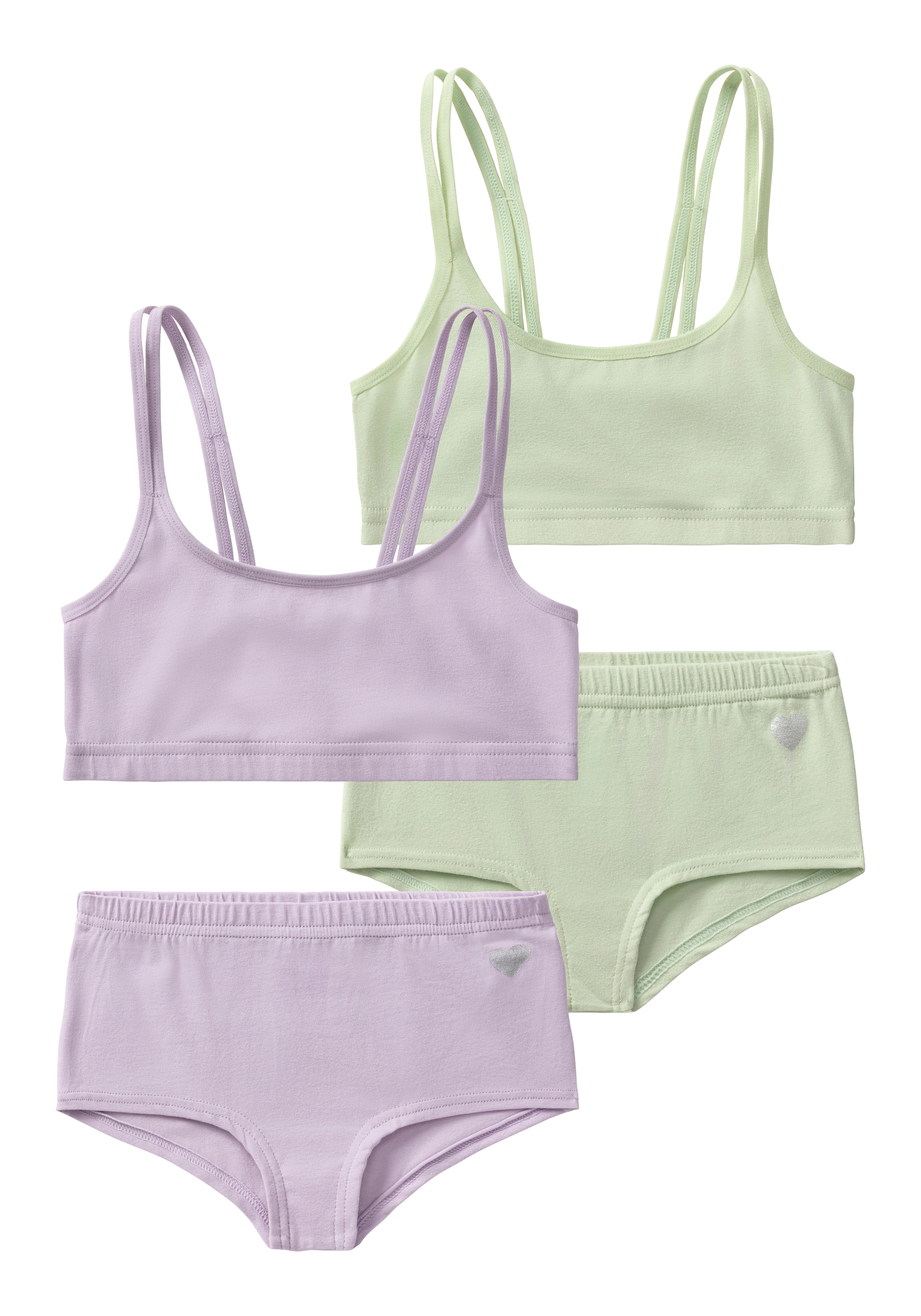 Buffalo Mädchen Set: Bustier Packung in lila, Größe N-Gr