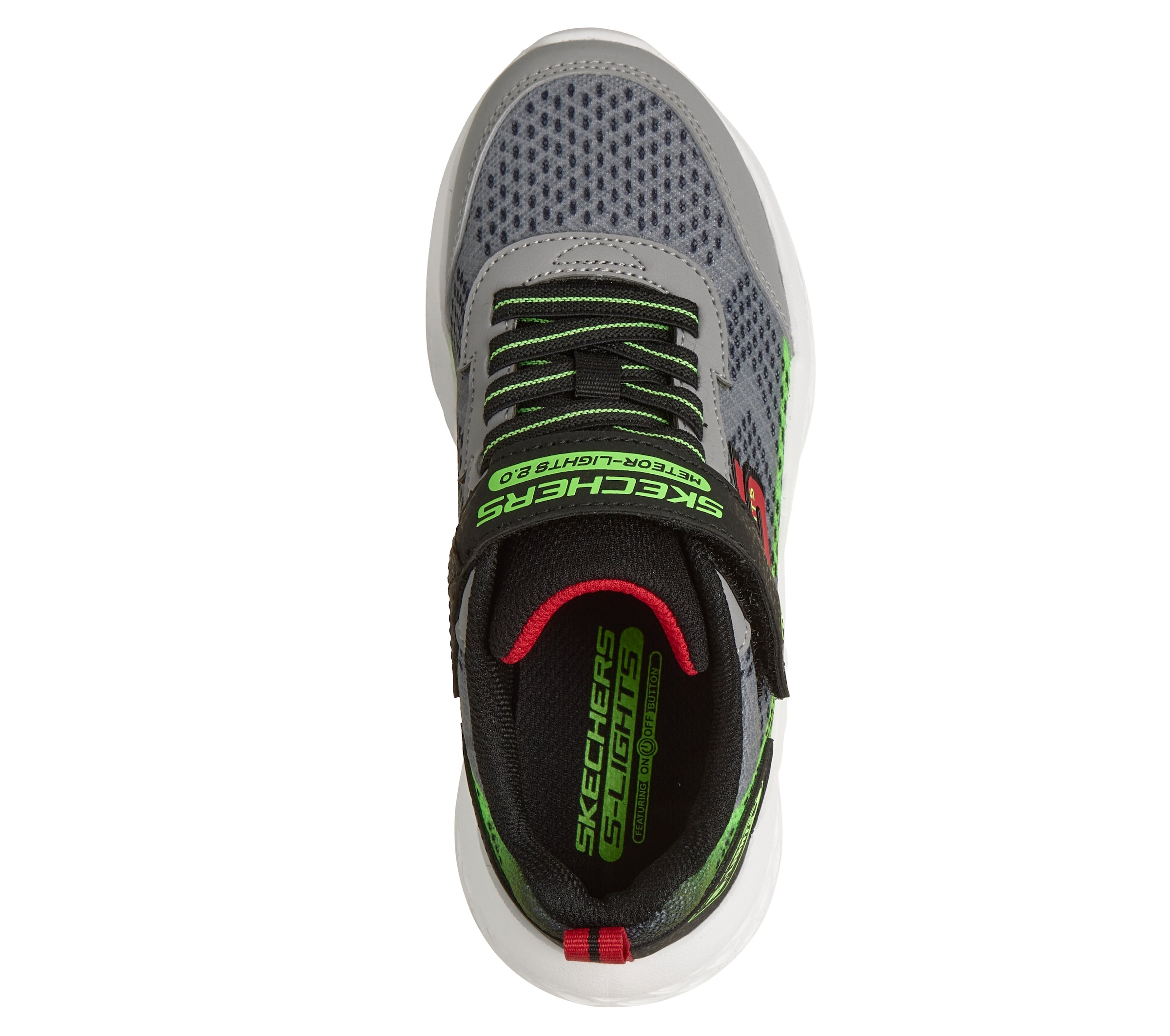 Skechers Sneaker »SKECHERS METEOR-LIGHTS 2.0«  Sportschuh mit Klett, Größenschablone zum Download