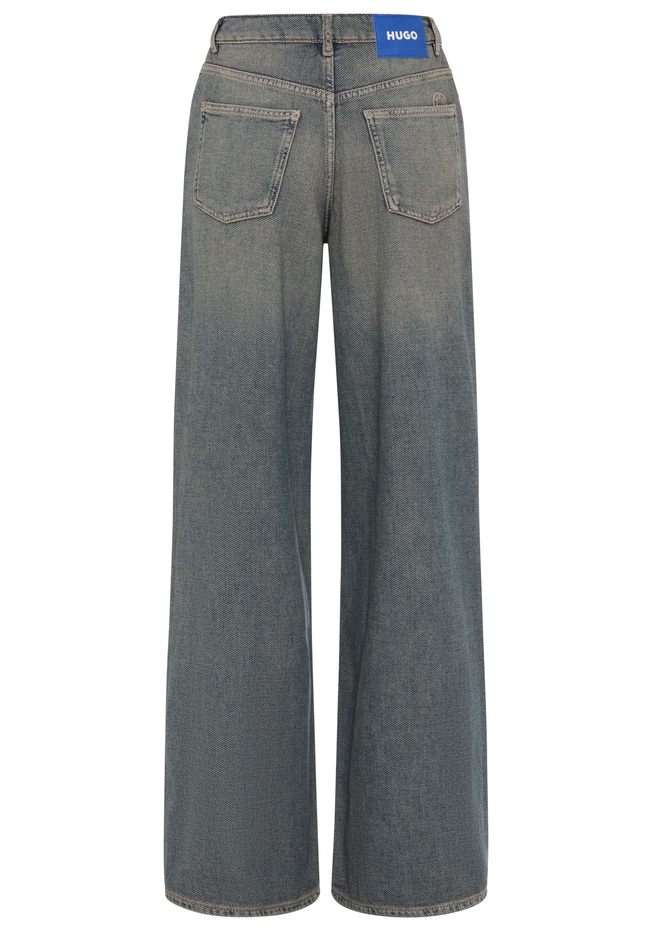 HUGO Blue 5-Pocket-Jeans »Gobana« Low Rise, Wide Leg