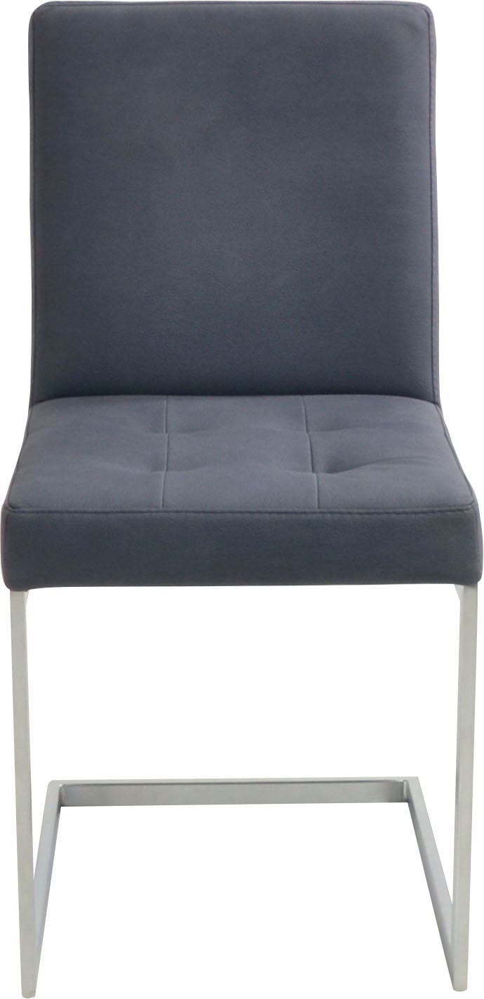 K+W Komfort & Wohnen Eckbankgruppe »Spider II« Set, 4 Stk. tlg. langer Schenkel 195cm, 2 Freischwinger, Auszugstisch in Breite 120 cm