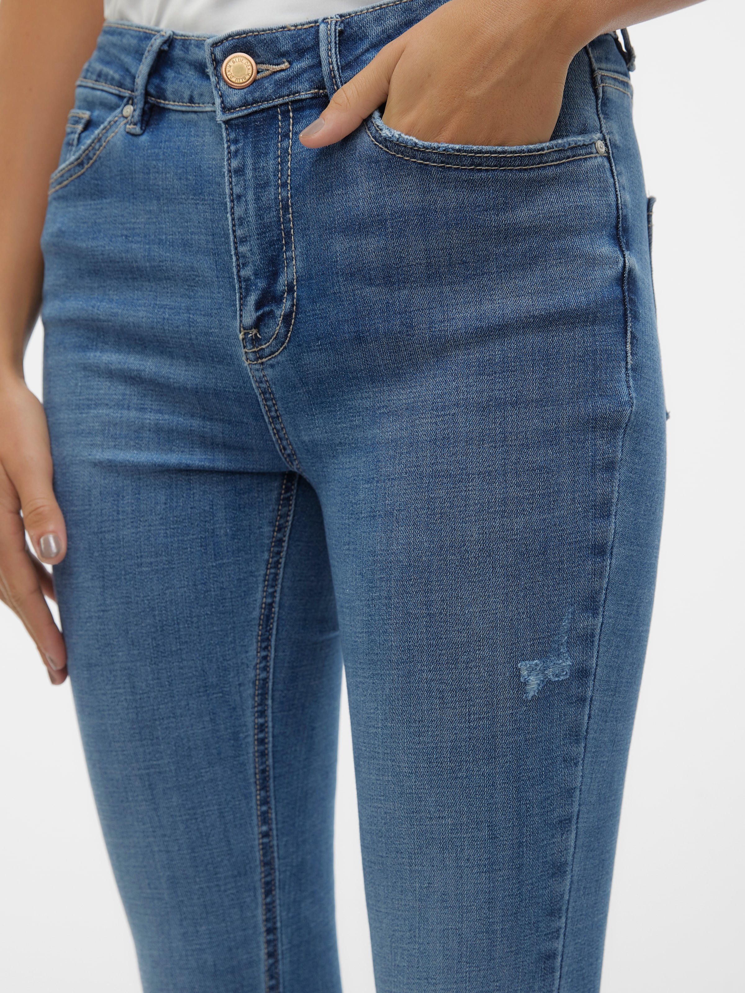 Vero Moda Skinny-fit-Jeans »VMFLASH MR SKINNY JEANS LI347 NOOS«