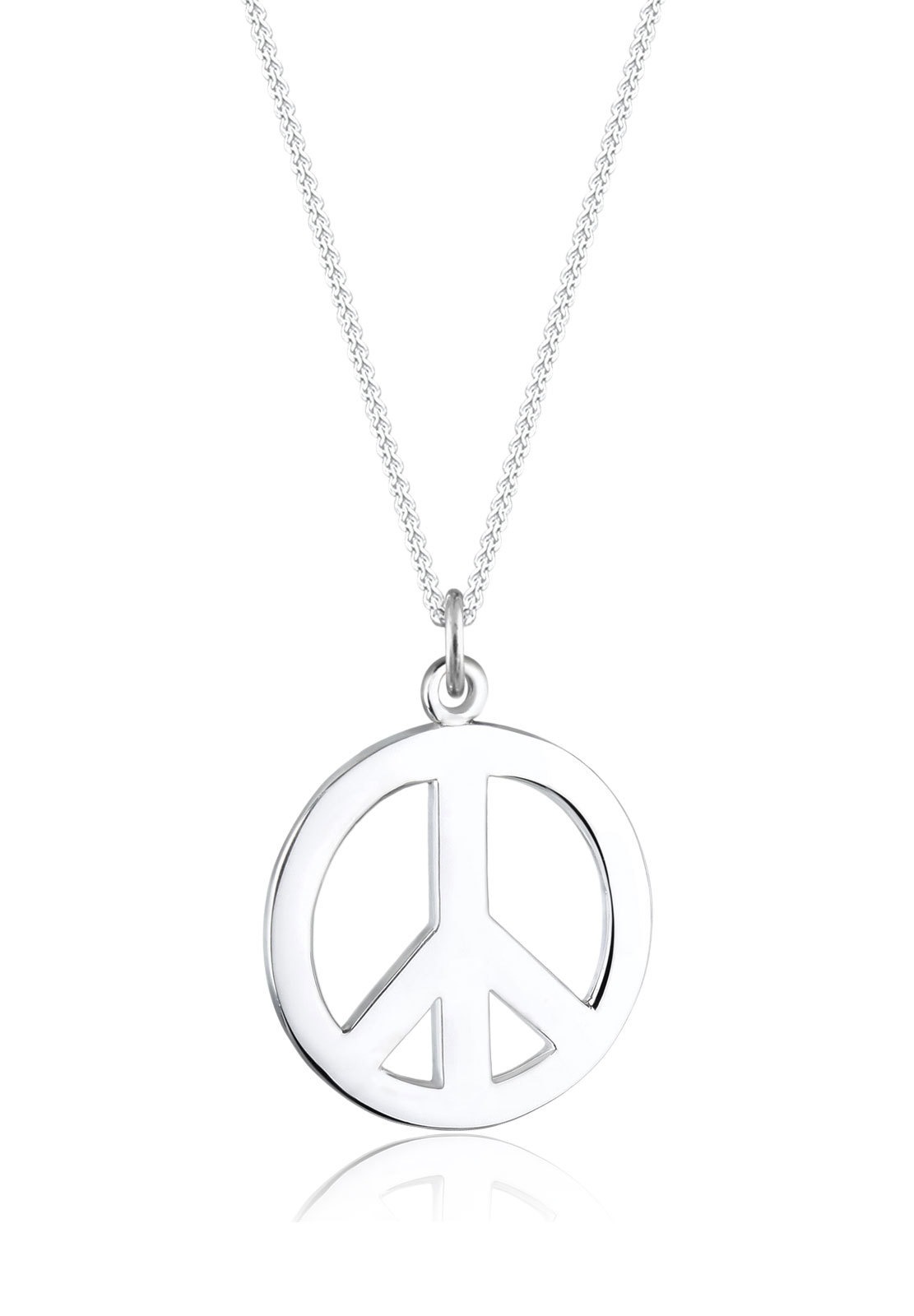 Elli Collierkettchen »Boho Peace Zeichen 925 Sterling Silber«