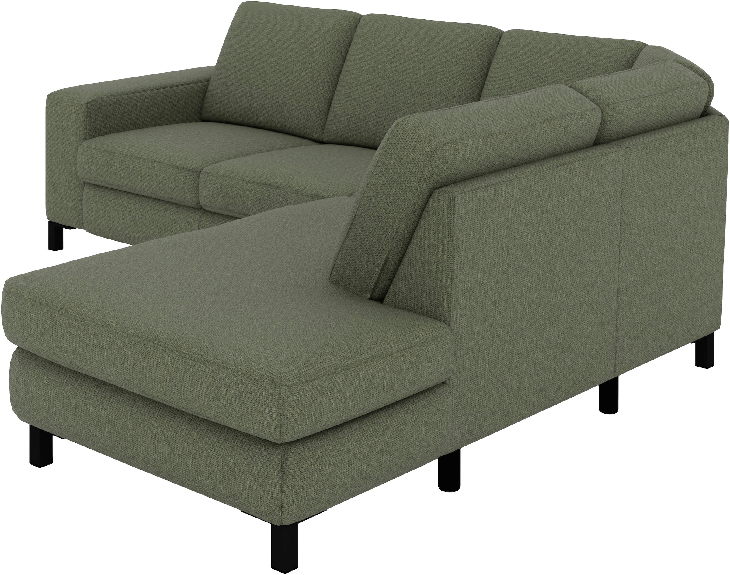 Musterring Ecksofa »MR365« Mit gerader 27 cm Armlehne, wahlweise in 3 Materialien, 245 x 219 cm