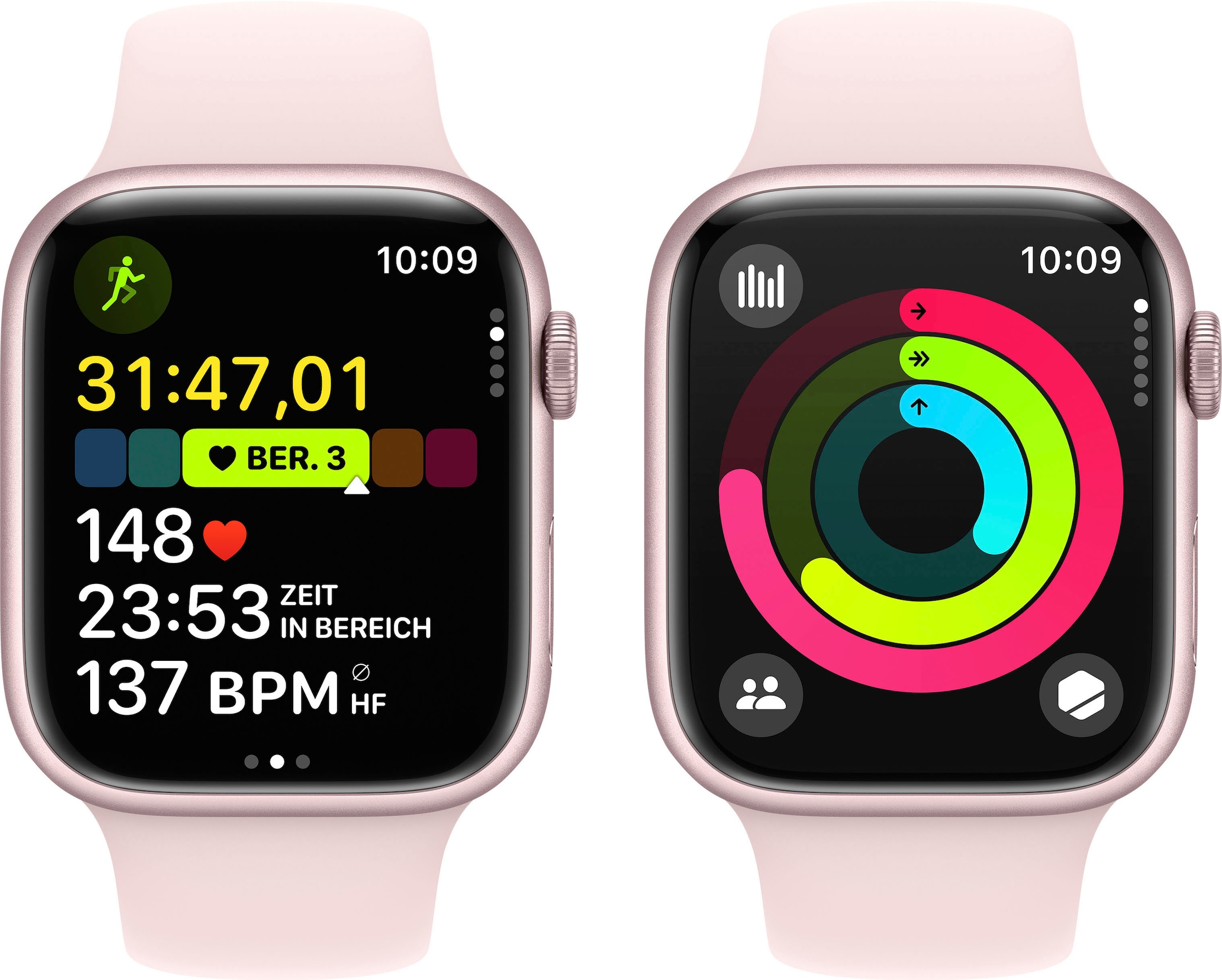 Apple Smartwatch »Watch Series 9 GPS Aluminium 45mm S/M«, (Watch OS 10  Sport Band) online bei OTTO