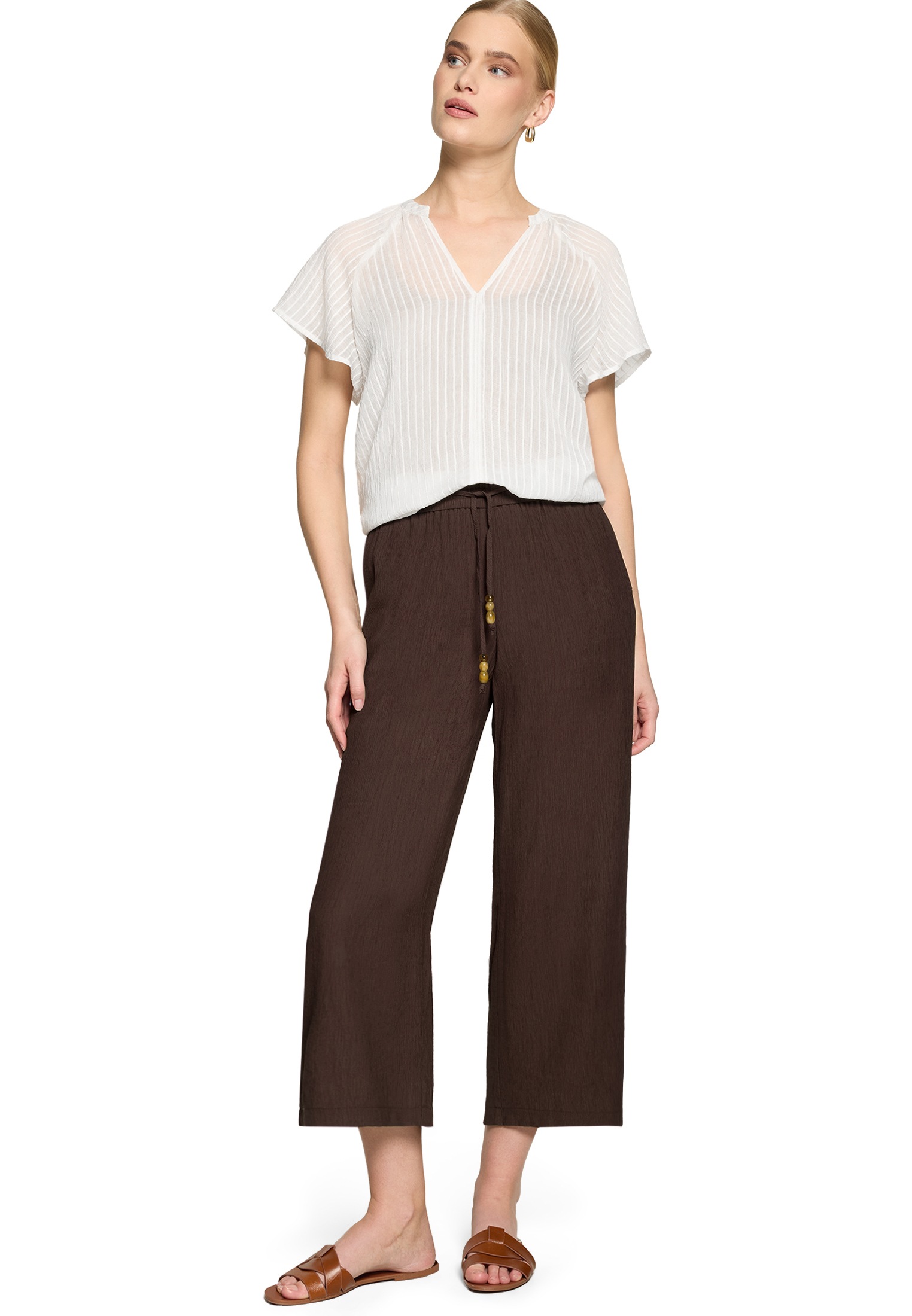Zero Klassische Bluse »Bluse mit V-Ausschnitt«