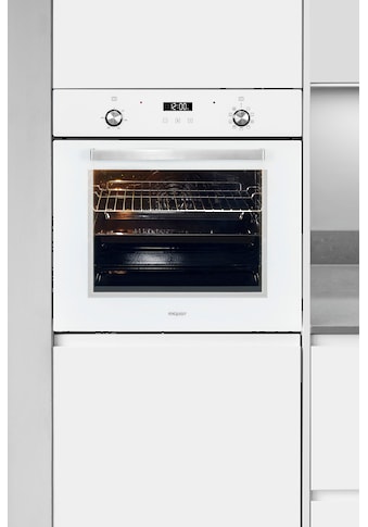 Backofen »EBE76-9-H-020«, EBE76-9-H-020 weiss, mit 1-fach-Teleskopauszug