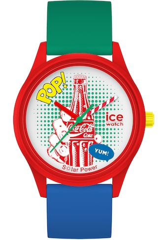 ice-watch Solaruhr »COCA COLA×ICE-WATCH - Pop art - Medium - 3H, 019902« kaufen