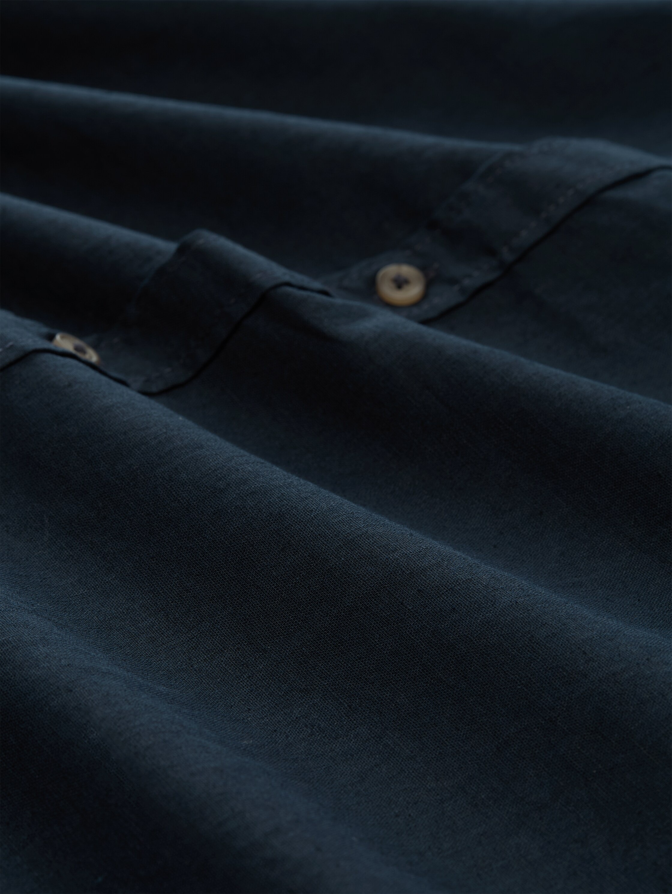 TOM TAILOR Langarmhemd mit Leinen