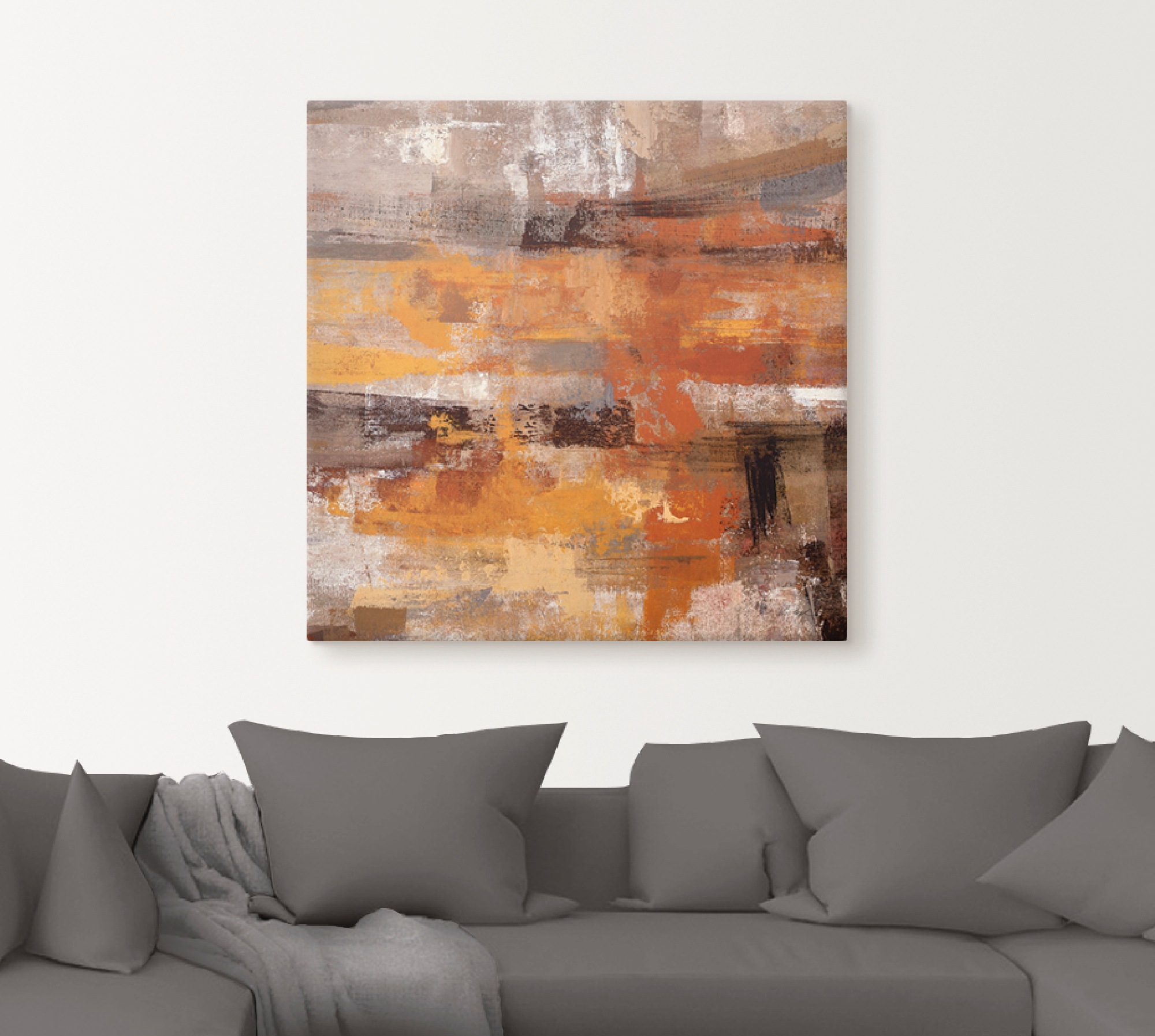 Artland Leinwandbild »Mojave-Straße« Gegenstandslos 1 Stk. tlg. als Leinwandbild, Poster in verschied. Größen