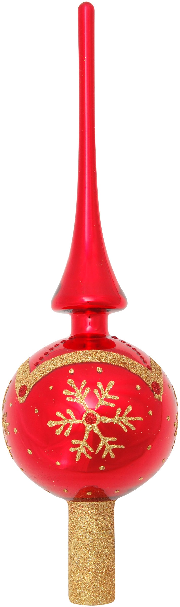 Krebs Glas (1 bei online Dekor Lauscha Glas, mit Christbaumspitze rot, kaufen »KGL03335, tlg.), aus Christbaumschmuck«, OTTO Weihnachtsdeko