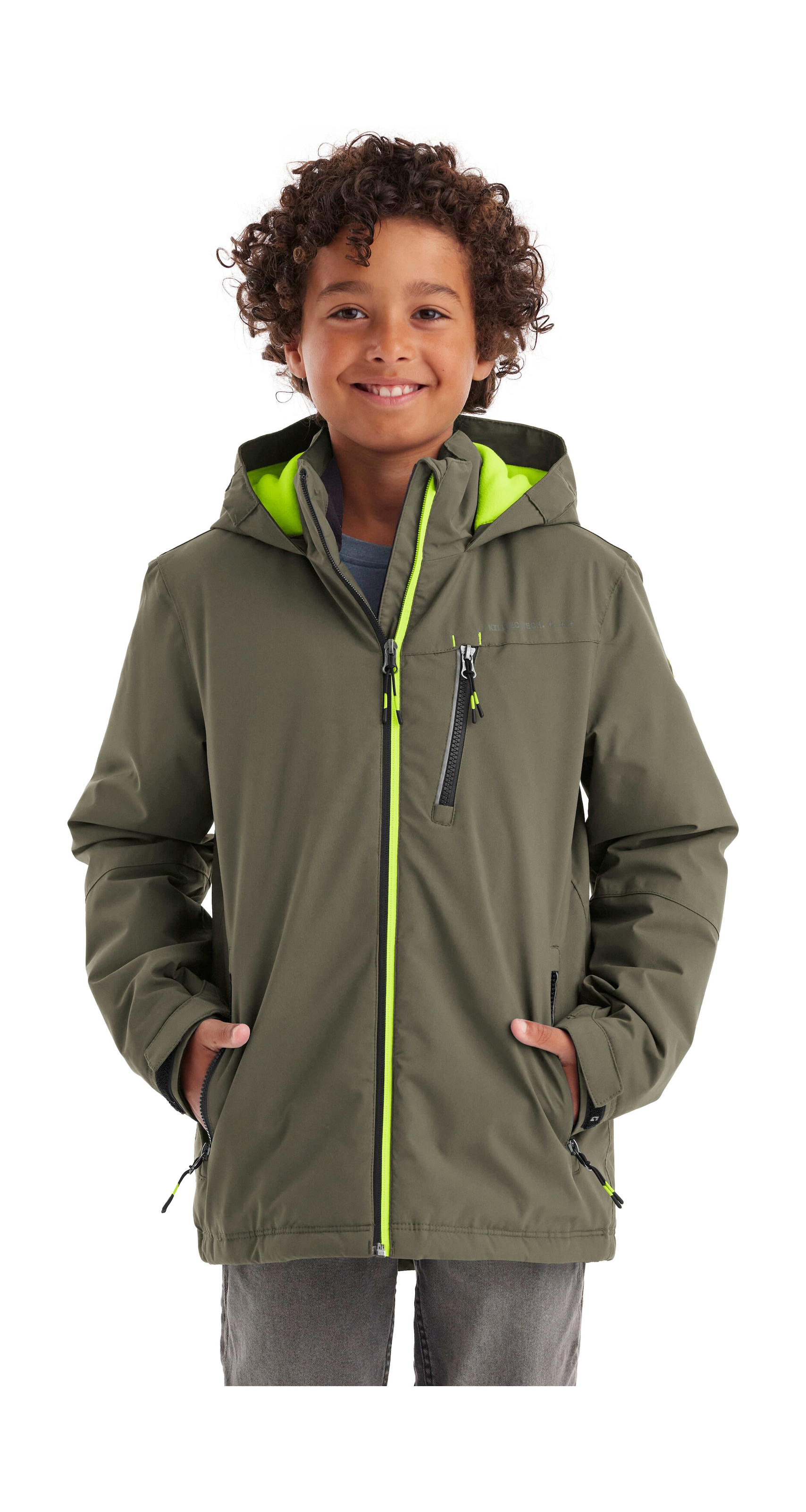 Killtec Outdoorjacke »KOW 159 BYS JCKT« Wasser- und winddichte Kids Winterjacke mit Fleece-Futter