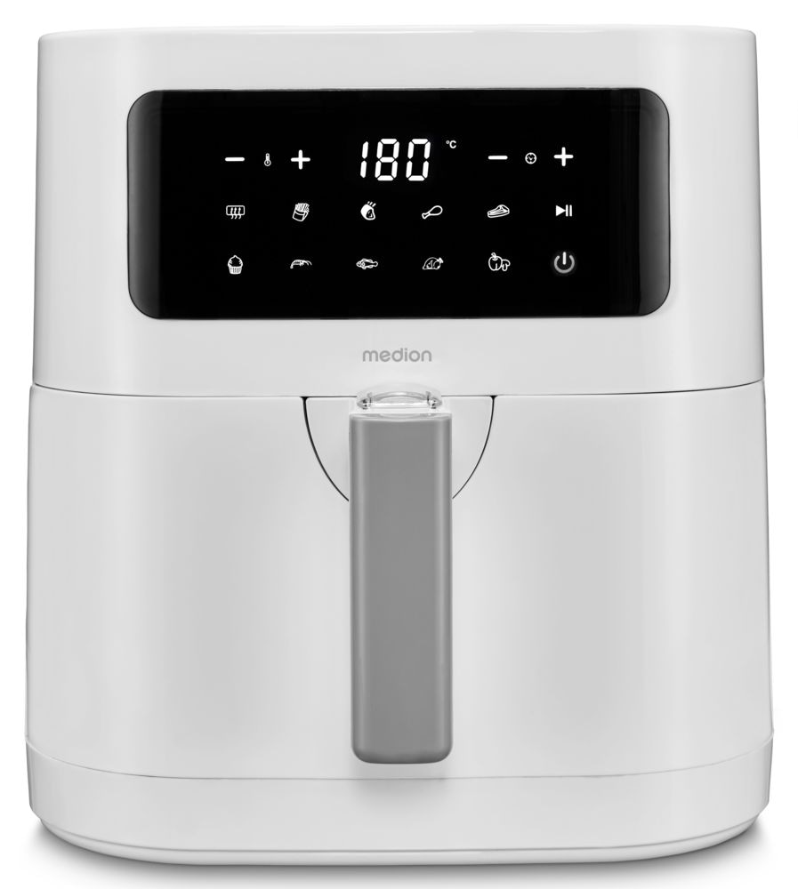 Medion® Heißluftfritteuse »MD11740  E40 XL, Nutzinhalt 5,2 L; Korb in Korb«, 2000 W, digitales Bedienfeld, 9 Automatikprogramme
