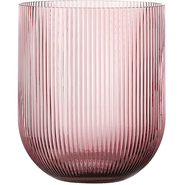 Fink Windlicht »SOLARI«, (1 St.), Kerzenhalter aus Glas, in Rillenoptik,  Höhe 19 cm bestellen bei OTTO