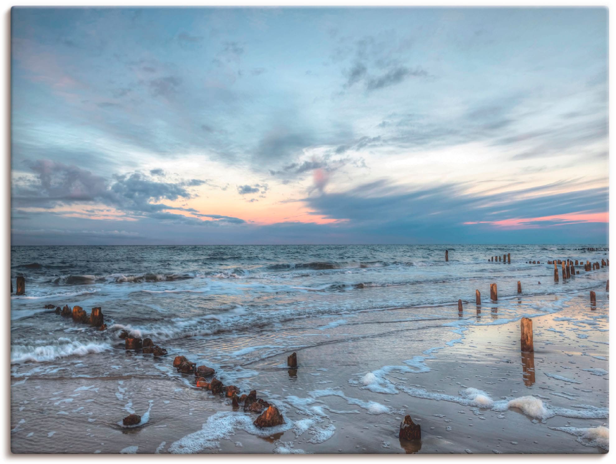 Artland Wandbild »Winter Sonnenuntergang am Meer«, Gewässer, (1 St.), als  Leinwandbild, Wandaufkleber oder Poster in versch. Größen kaufen im OTTO  Online Shop