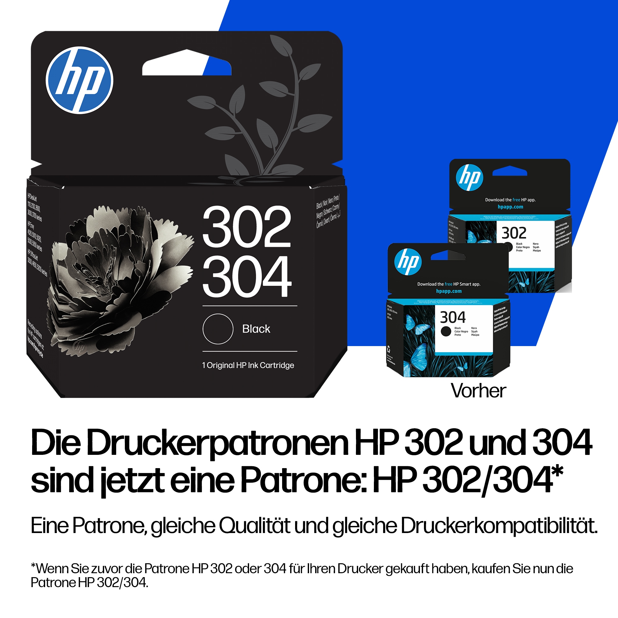 HP Tintenpatrone »302XL/304XL«