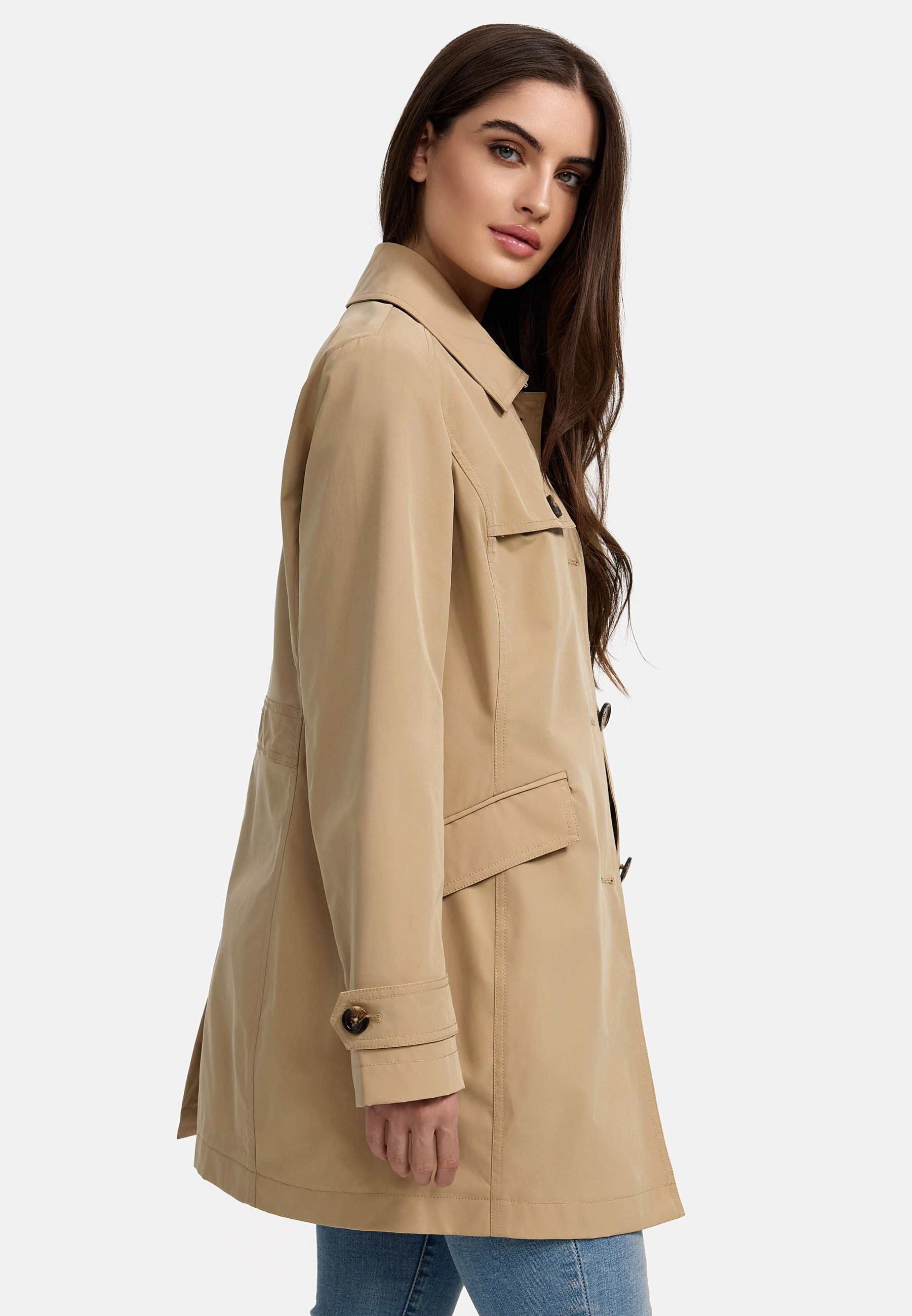 MANISA Trenchcoat, mit Koller