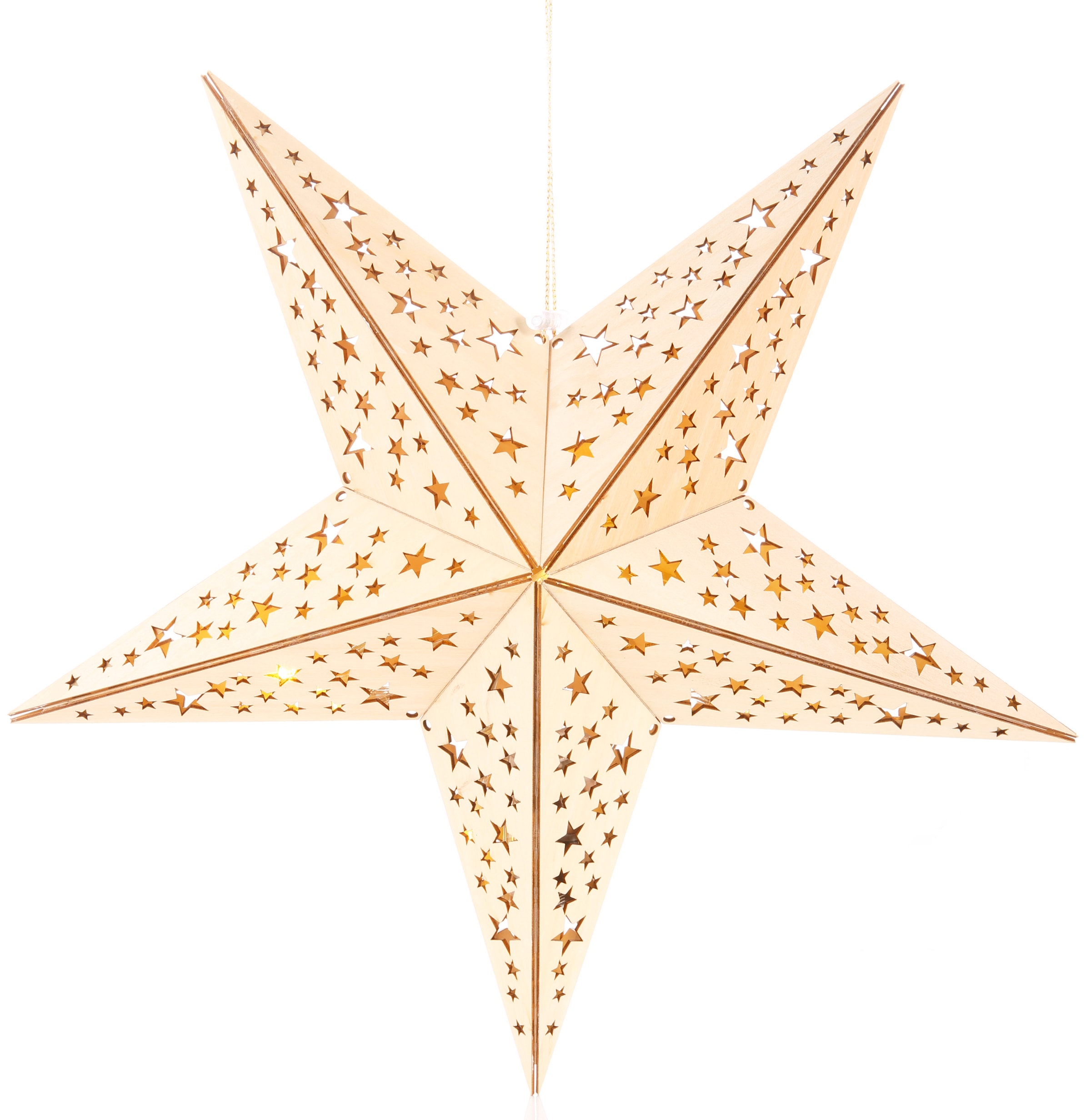 BONETTI LED Stern »Weihnachtsstern«, kaufen flammig-flammig, online mit OTTO bei 10 Holz, aus Lichterkette, Weihnachtsdeko