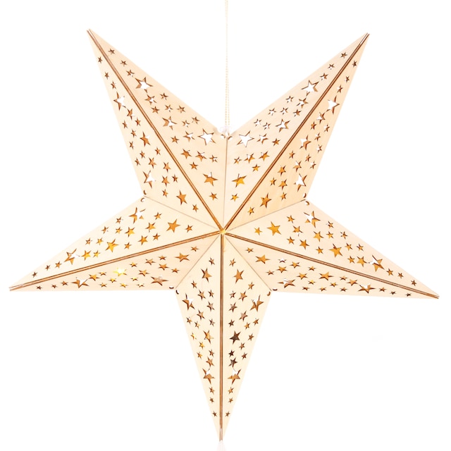 BONETTI LED Stern »Weihnachtsstern«, 10 flammig-flammig, aus Holz, mit  Lichterkette, Weihnachtsdeko kaufen online bei OTTO