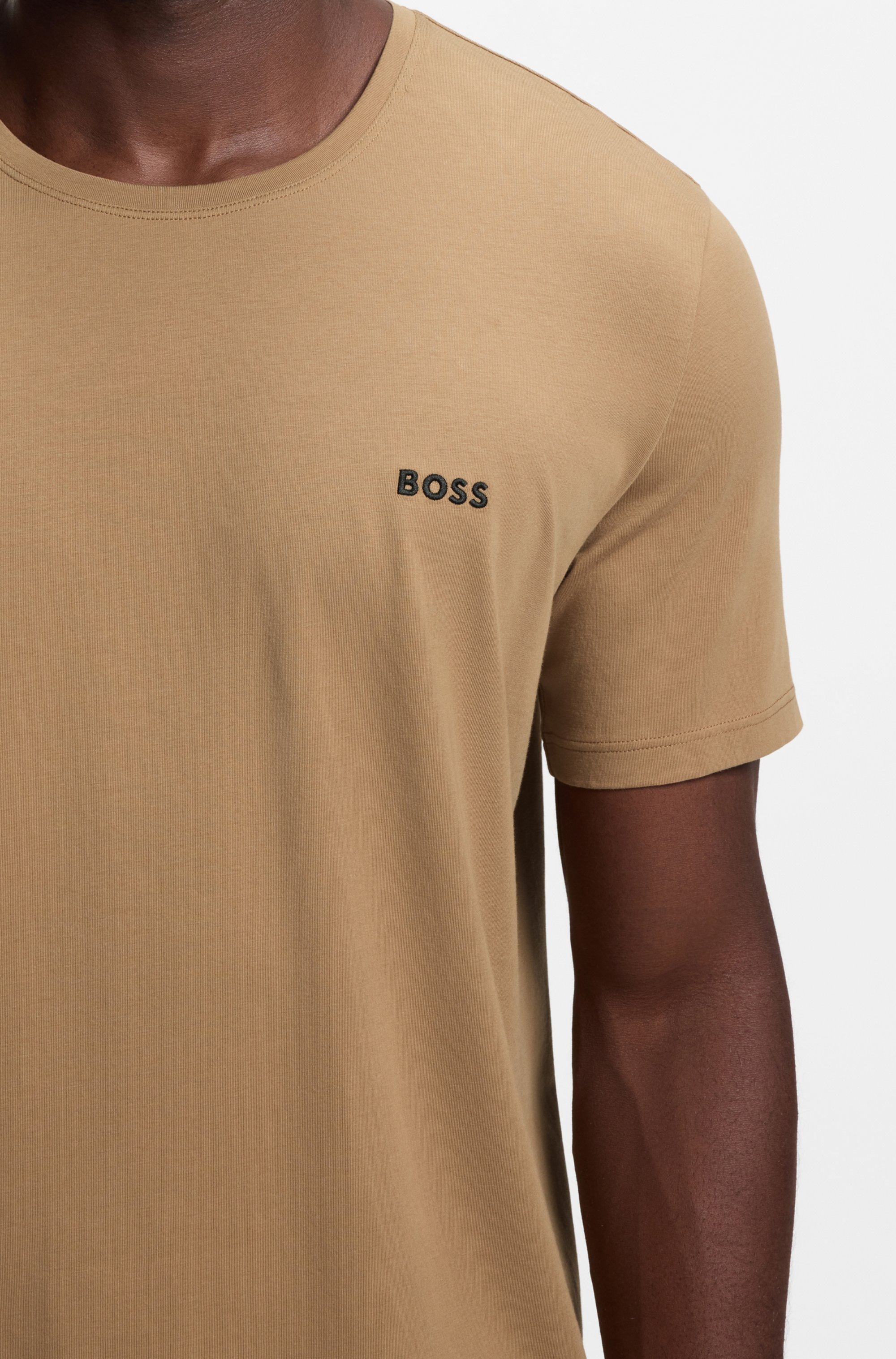 BOSS T-Shirt »Mix&Match T-Shirt R« mit Logostickerei