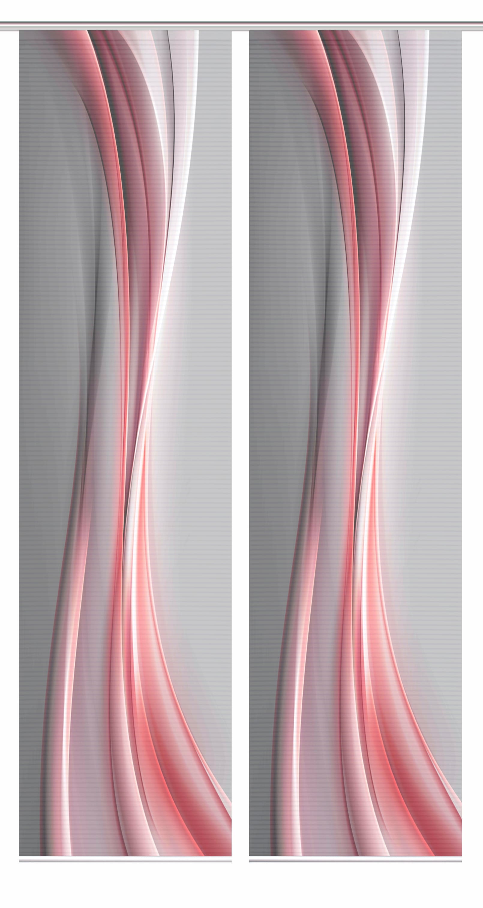 HOME in green Schiebegardine »ELANIA« Paneelwagen 2 Stk. tlg. SET DIGITALDRUCK,BAMBUSOPTIK RECYCELT