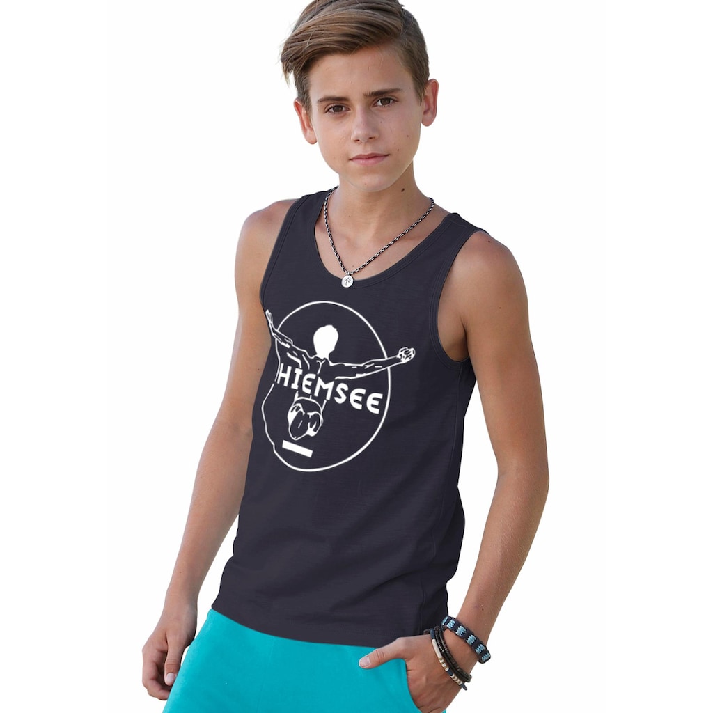 Chiemsee Tanktop »BASIC«, mit Logodruck-Druck in Kontrast