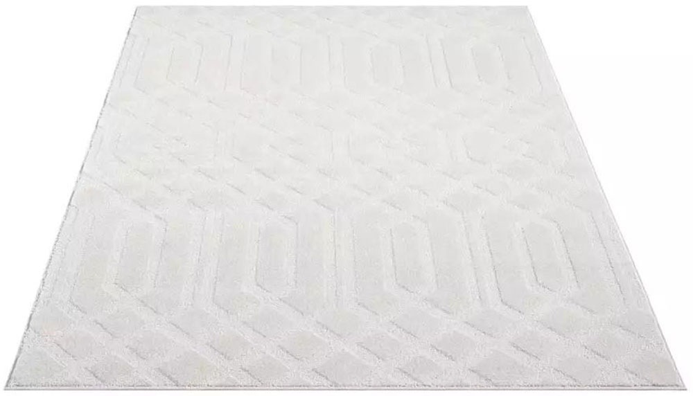 Carpet City Teppich »FLAIR138«, rechteckig, 11 mm Höhe, Kurzflor-Teppich, Skandi-Stil, Wohnzimmer