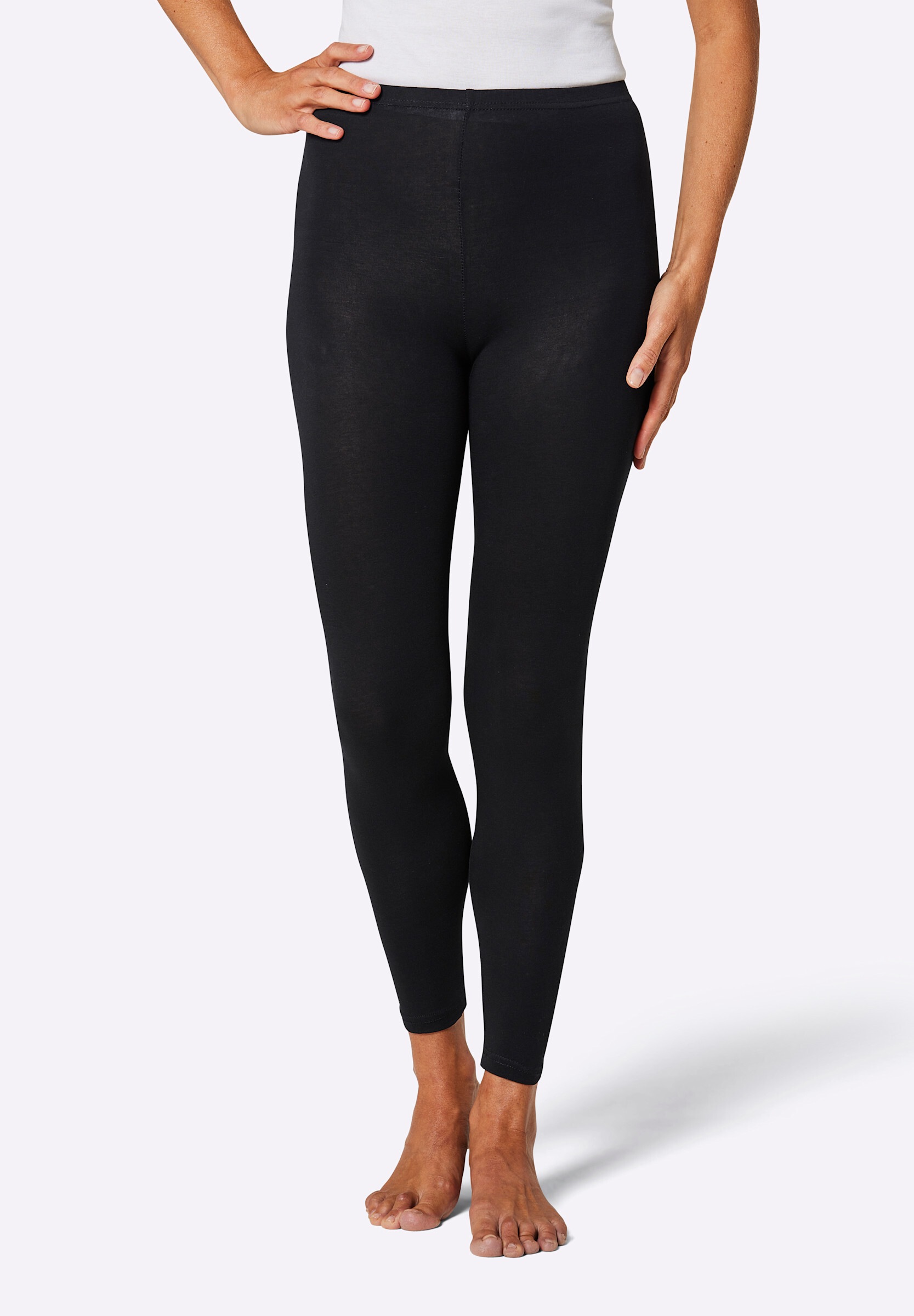 Witt Lange Unterhose »Leggings lang Lange Unterhose aus Baumwolle und Elasthan 2 Stück« 2 Stk.