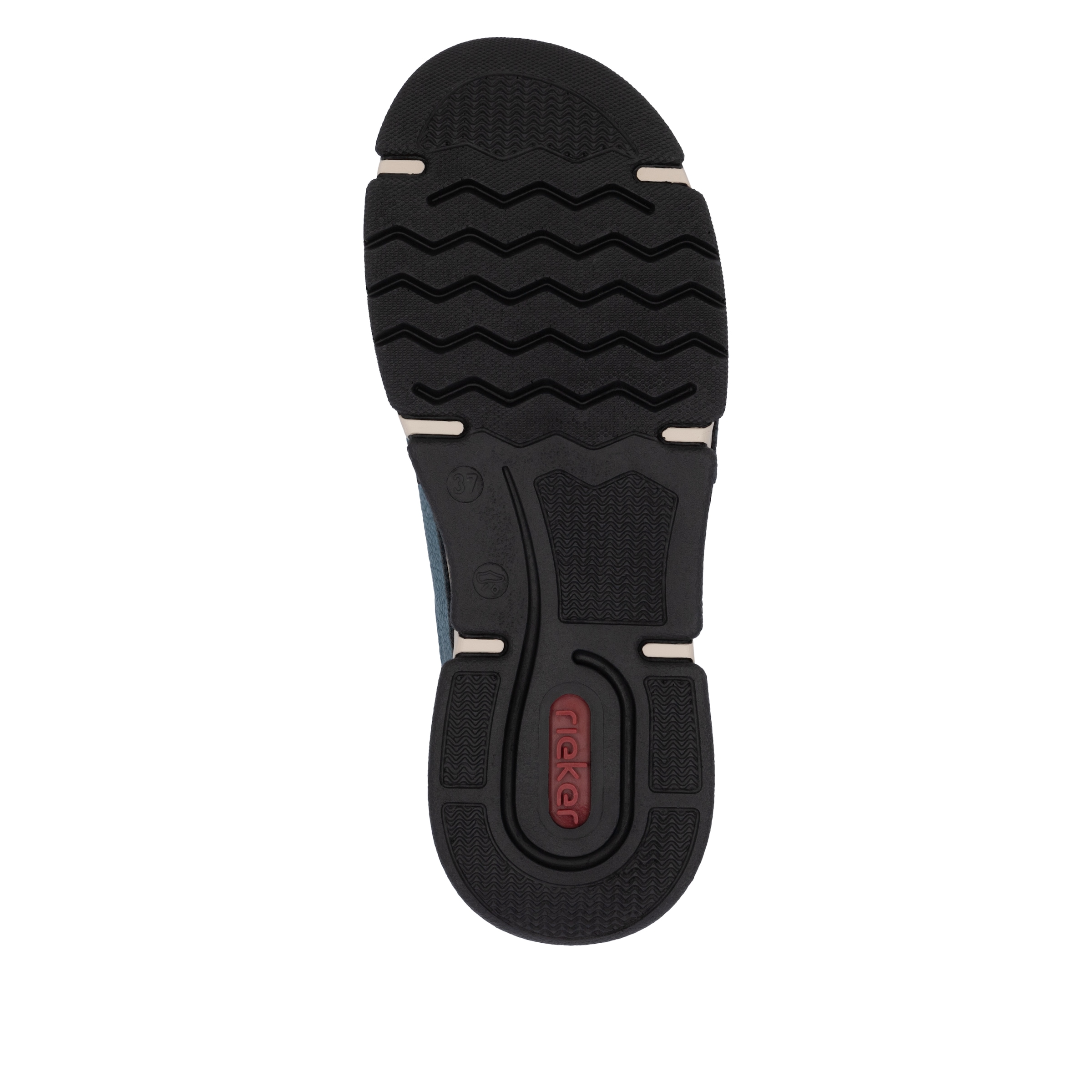 Rieker Slip-On Sneaker  Schlupfschuh, Halbschuh, Freizeitsneaker, Gummizug, Schnellverschluss