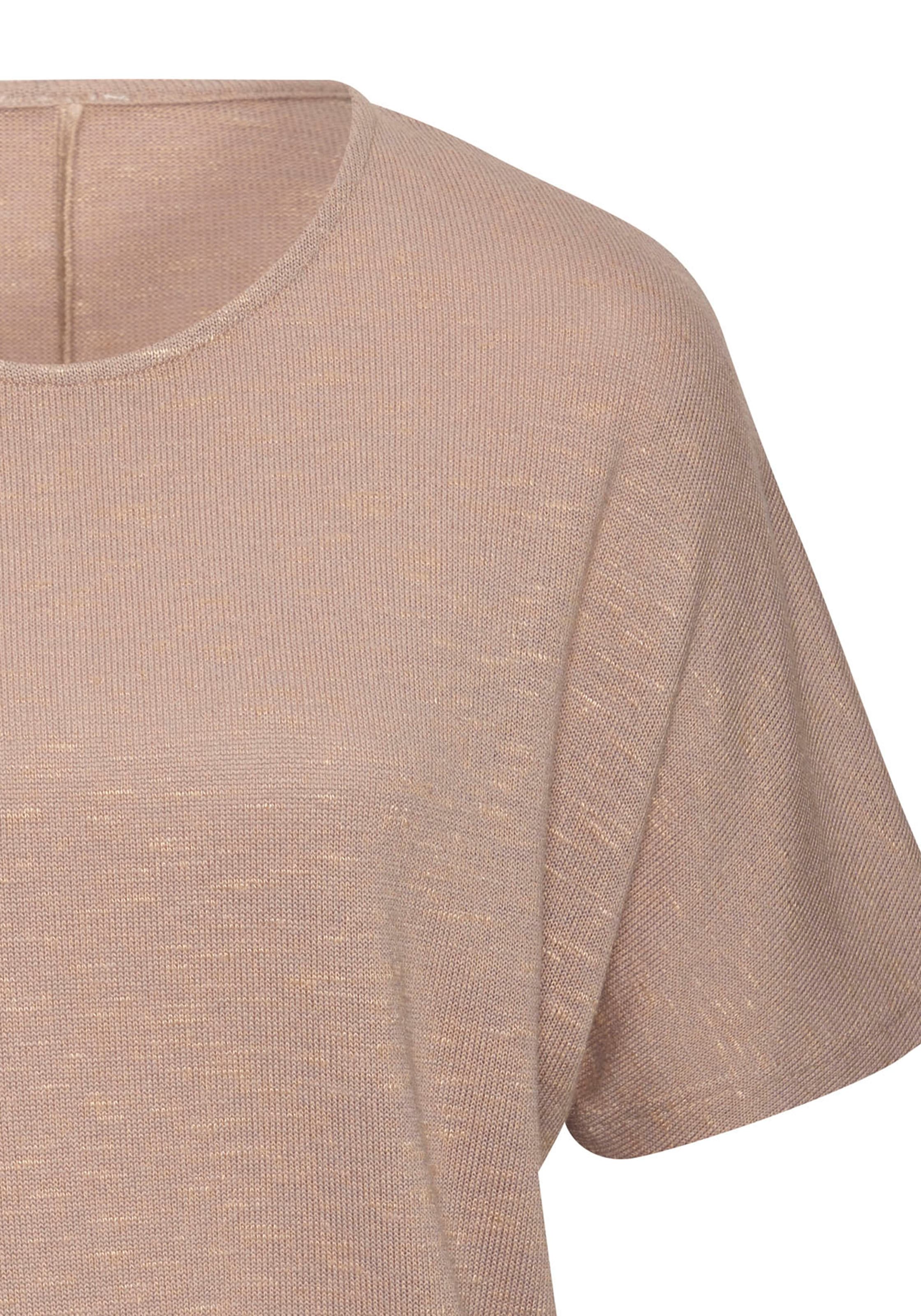 Vivance Kurzarmshirt »mit breitem Bund«, aus weichem Viskose-Feinstrick