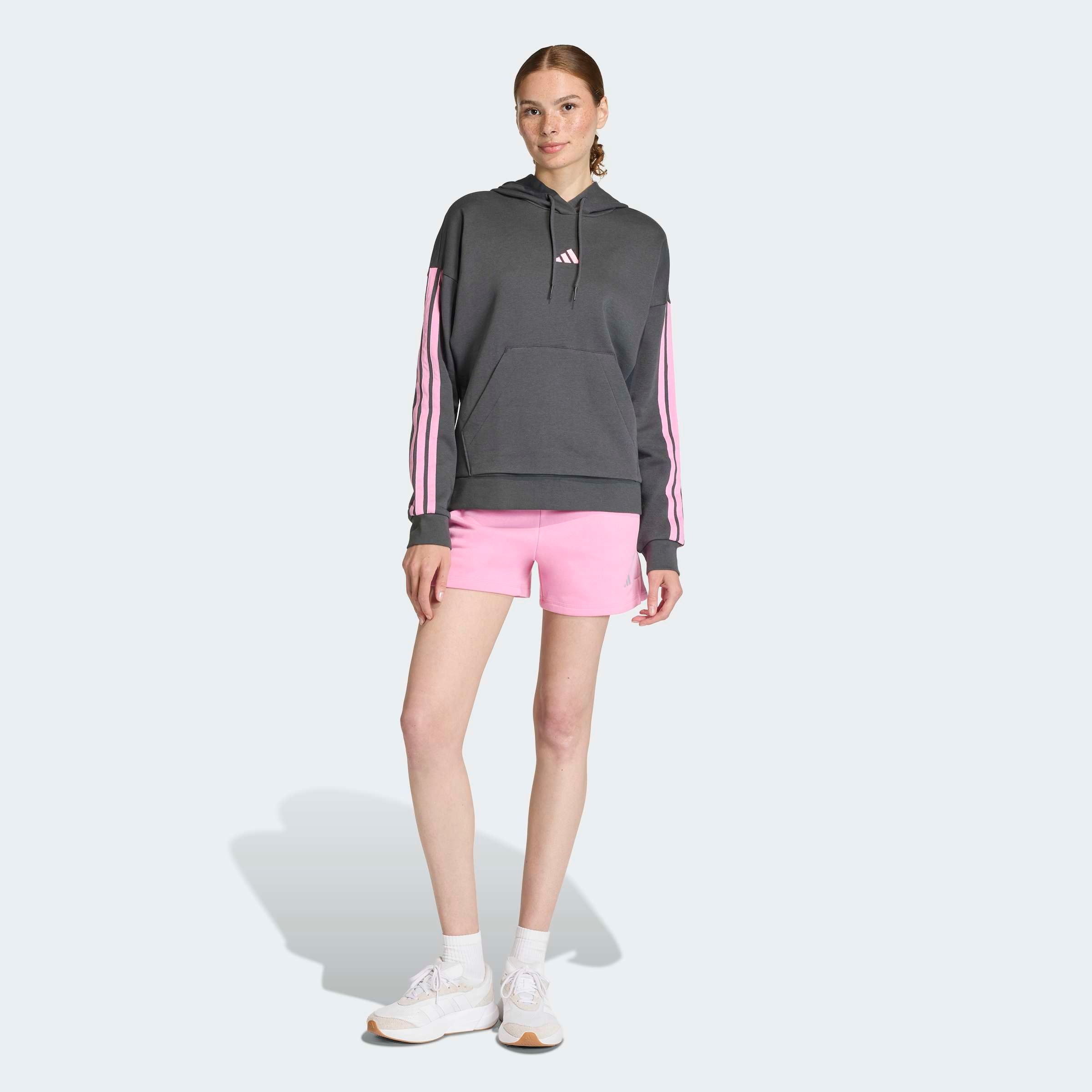 adidas Sportswear Kapuzensweatshirt »ESSENTIALS 3-STREIFEN FLEECE HOODIE«
