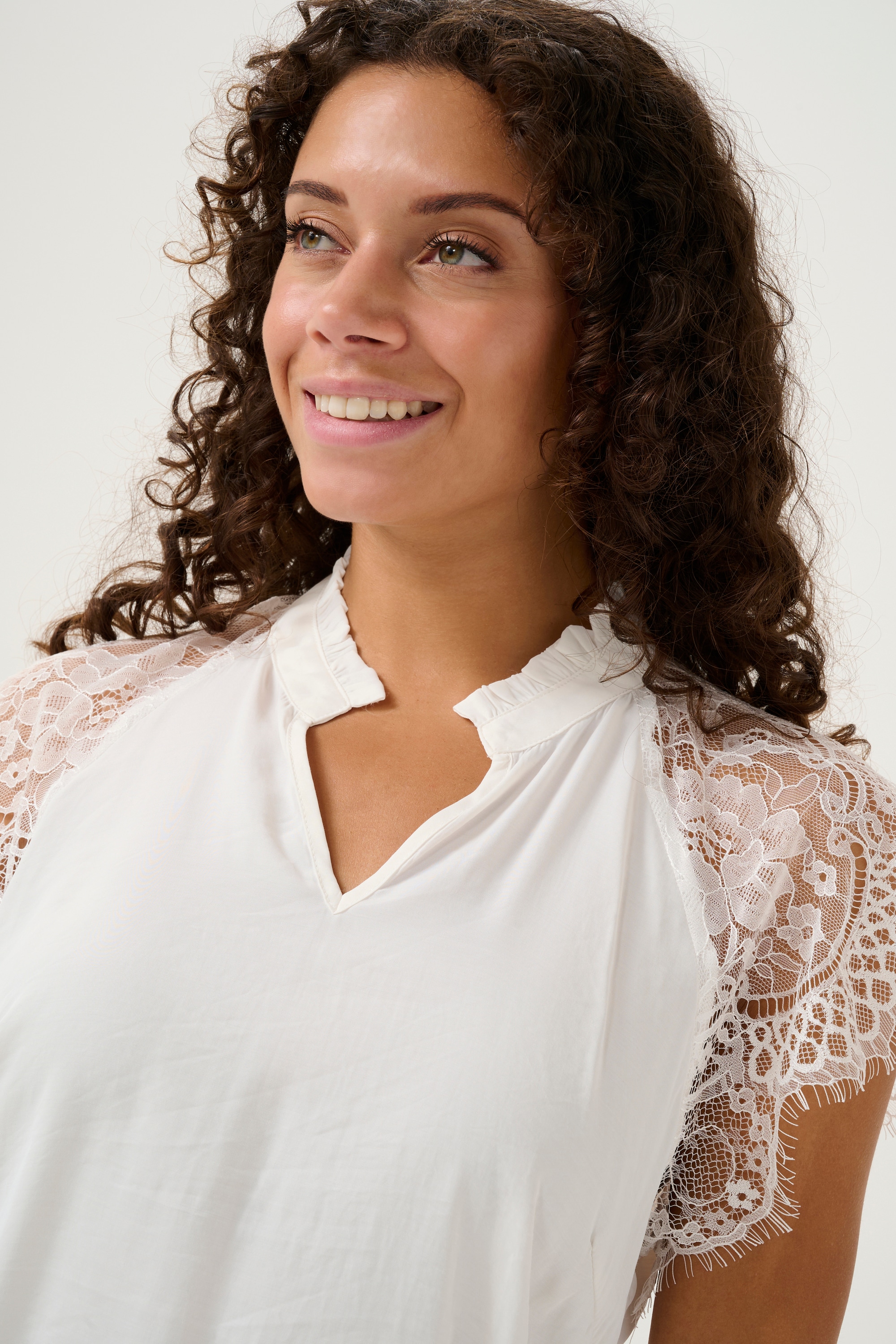 Cream Kurzarmbluse »Damen Bluse kurzarm CRNola«