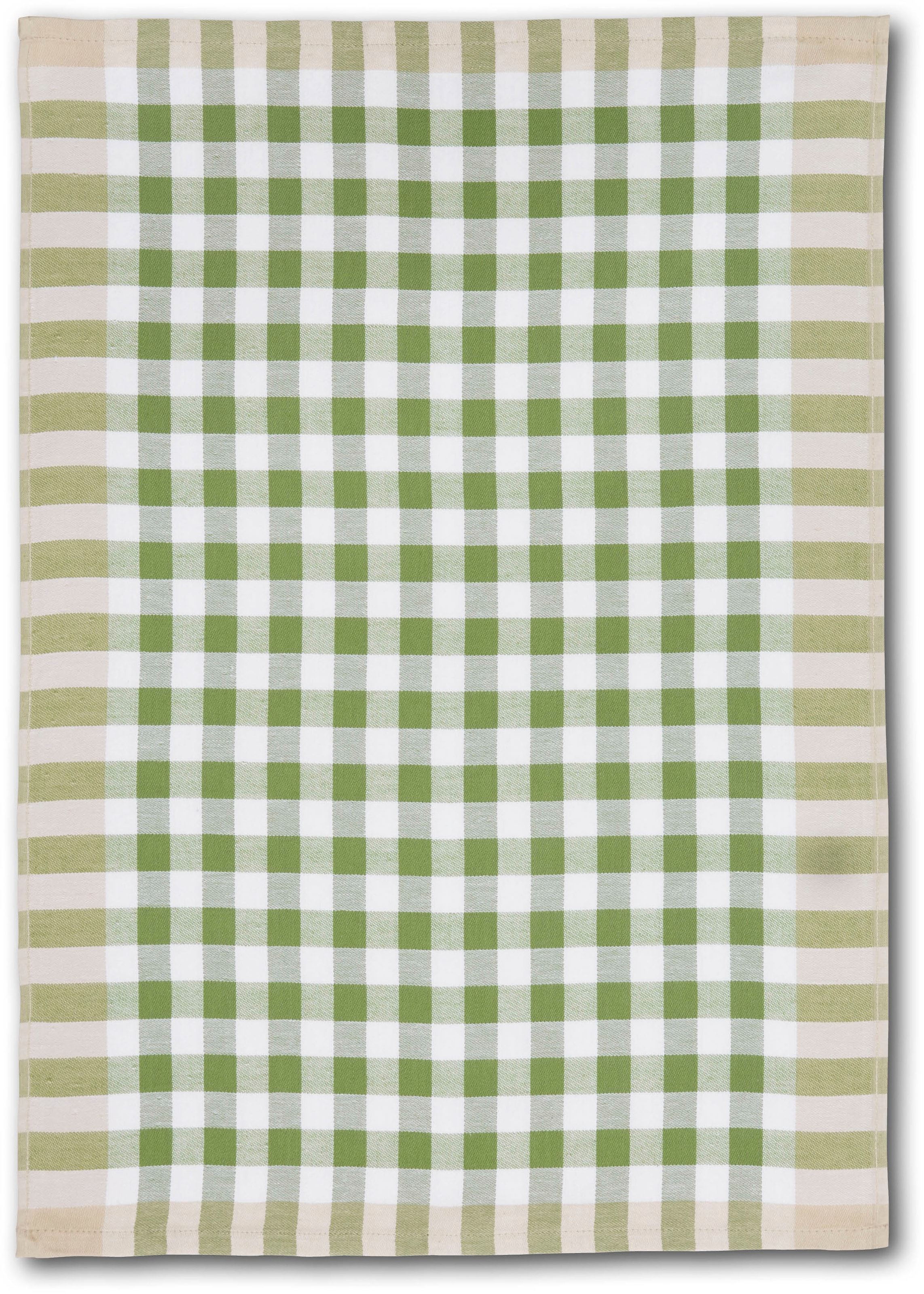 Dyckhoff Geschirrtuch »KARO, Maße je Tuch ca. 50x70 cm, aus 100% Baumwolle«, (Set, 3 tlg.), mit drei verschiedenen Motiven