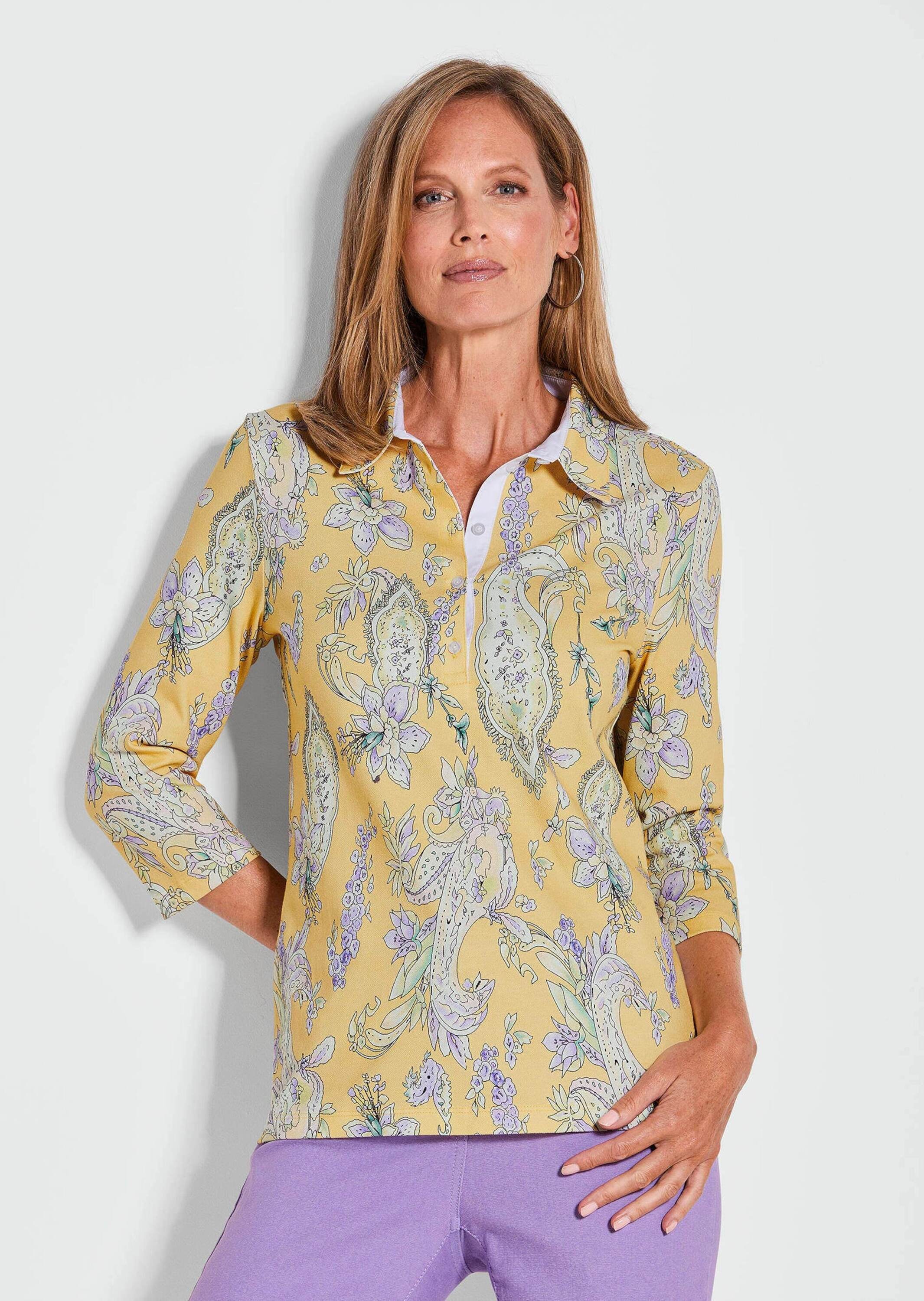 GOLDNER Kurzarmshirt »Poloshirt«