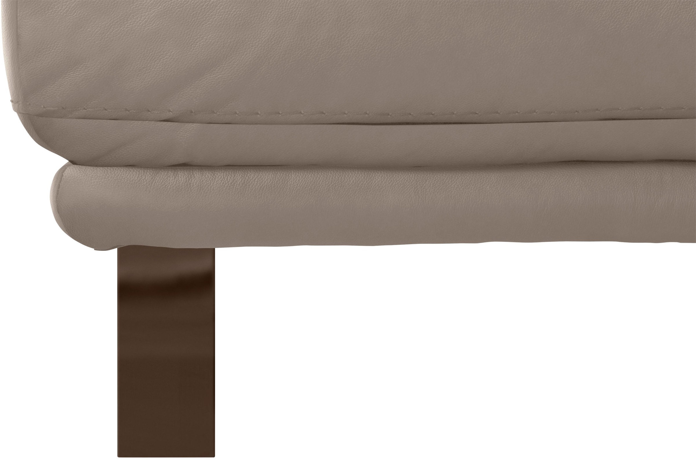 W.SCHILLIG Hocker »montanaa«, mit Metallkufen in Bronze pulverbeschichtet, Breite 71 cm