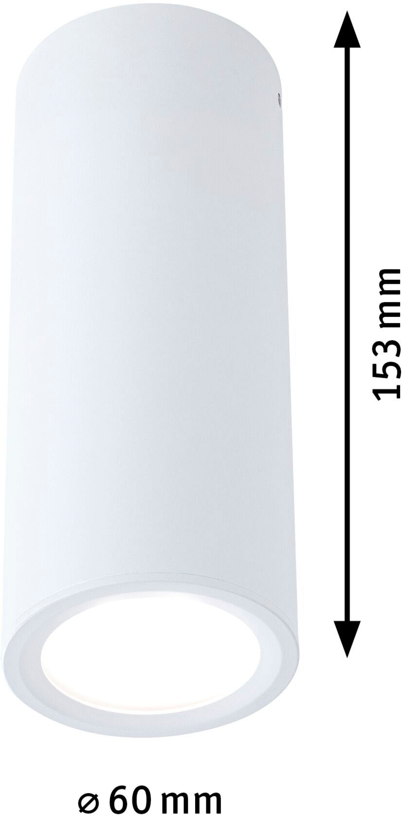 Paulmann Aufbauleuchte »Barrel 1x6W 2700K 470lm«, 1 flammig