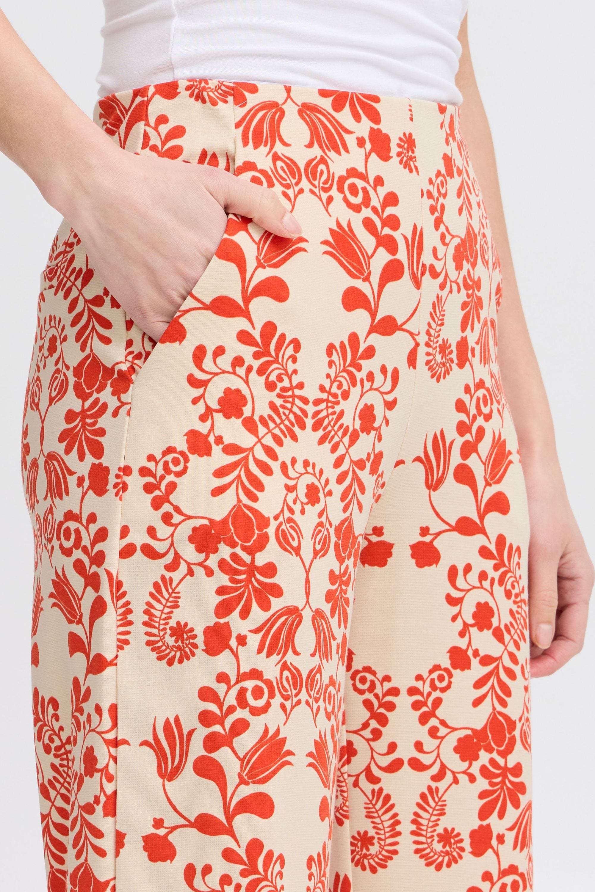 Ichi Stoffhose »Stoffhose IHKATE PRINT WIDE PA5«
