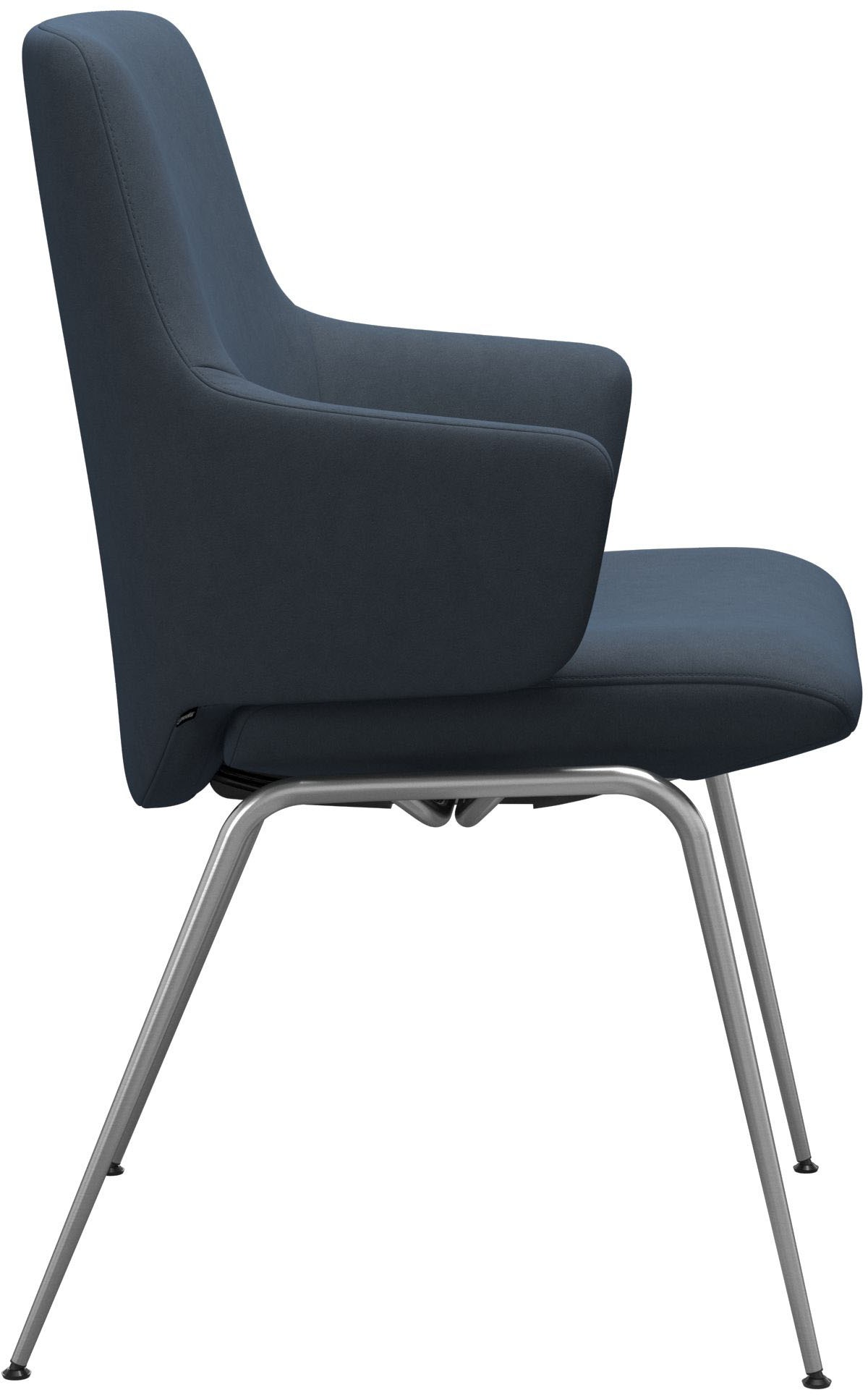 Stressless® Polsterstuhl »Laurel« () Low Back mit Armlehne, Größe L, mit Beinen aus Stahl in Chrom matt