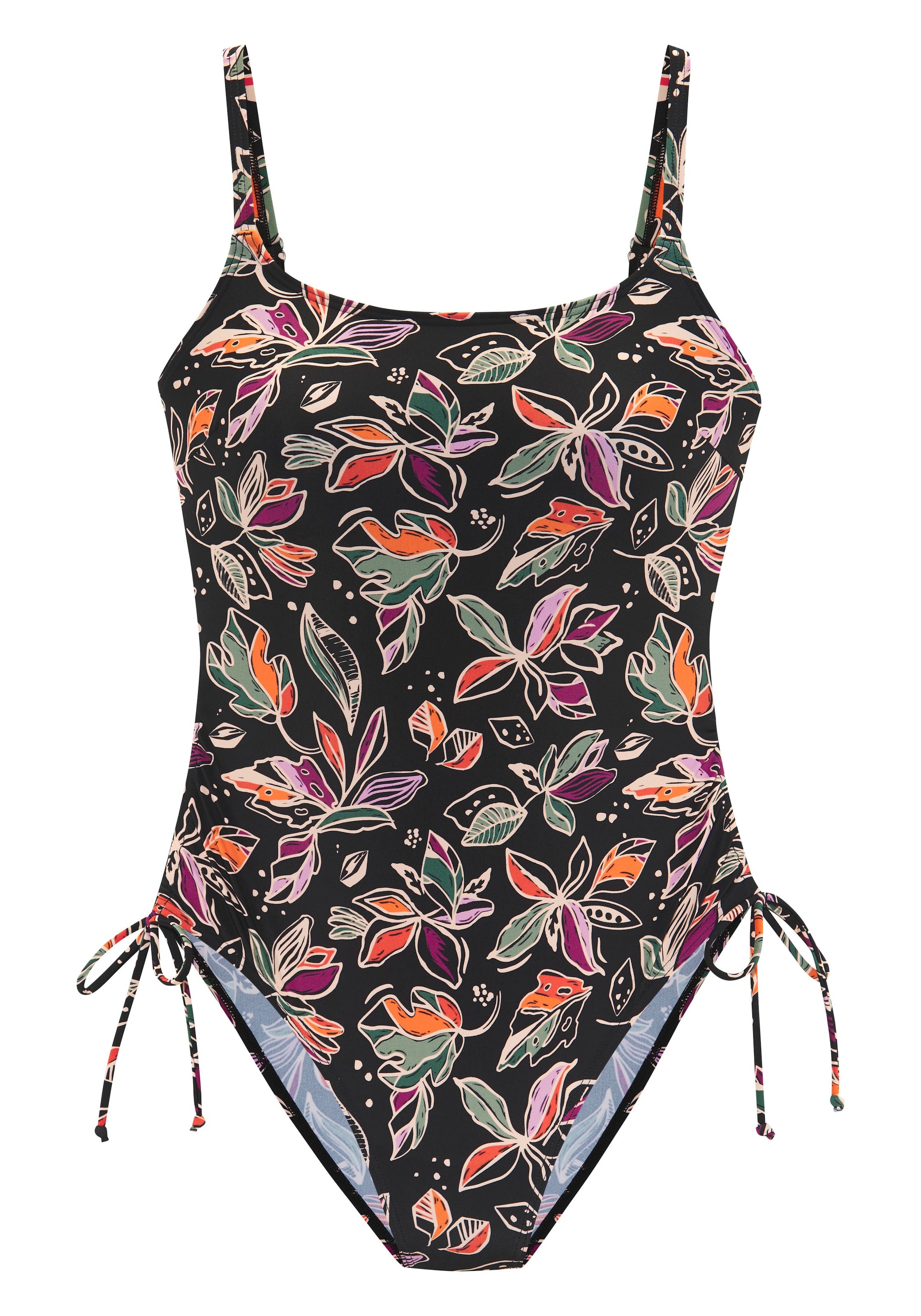 Buffalo Badeanzug »Whoopi« mit modernem Blätterdruck